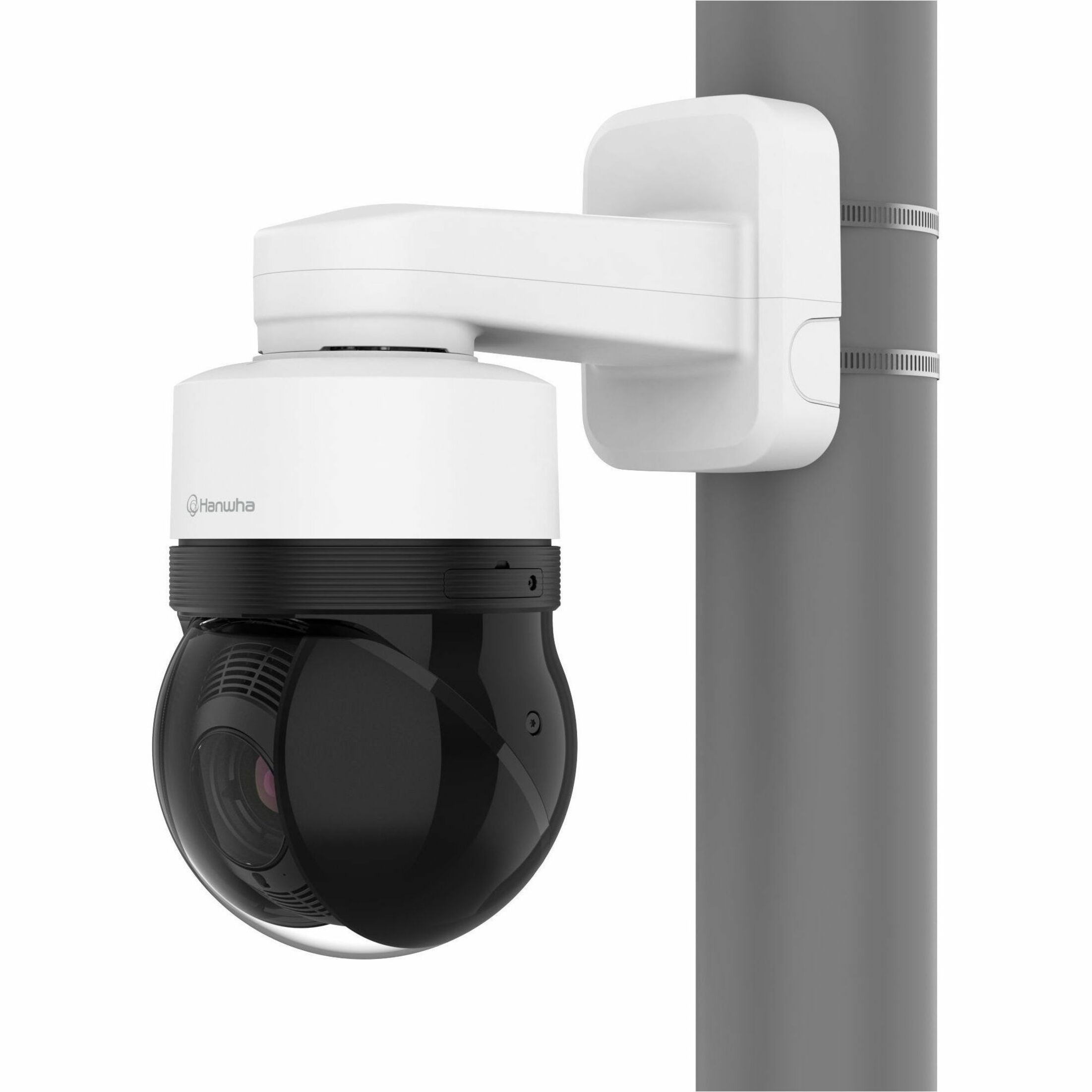 Hanwha XNP-C9310R 8 Megapixel 4K Network Camera - Color - White - TAA Compliant - 820.21 ft Infrared Night Vision - H.265, H.264, H.265M, H.265B, H.265H, H.264M, H.264B, H.264H, MJPEG - 3840 x 2160 - 6.91 mm- 214.70 mm Varifocal Lens - 31x Optical - 30 fps - CMOS - Fast Ethernet - IK10 - IP66, IP67 - Back Light Compensation (BLC), Highlight Compensation (HLC), Wide Dynamic Range, Privacy Masking, Motion Detection, Defog, Digital Image Stabilization, Digital Noise Reduction, Day/Night, Vehic