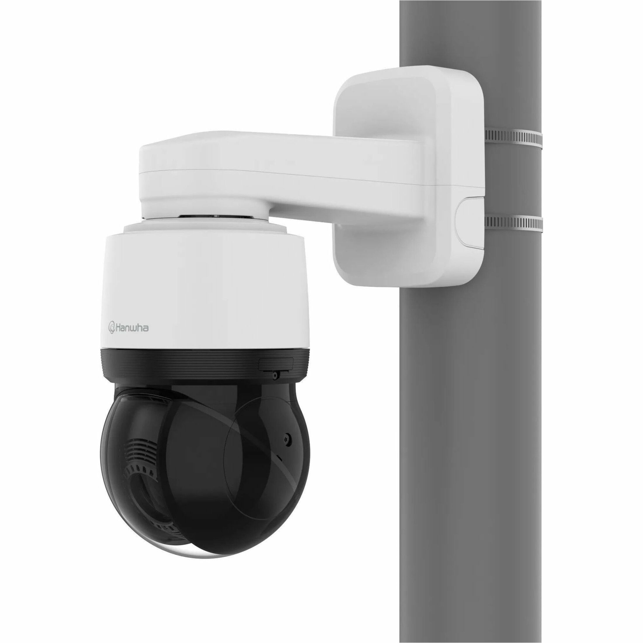 Hanwha XNP-C7310R 4 Megapixel Network Camera - Color - Dome - White - 984 ft Infrared Night Vision - H.264, H.265, MJPEG, H.264B, H.264H, H.264M, H.265M, H.265H, H.265B - 2592 x 1520 - 6.91 mm- 214.70 mm Varifocal Lens - 31x Optical - 60 fps - CMOS - Fast Ethernet - IK10 - IP66, IP67