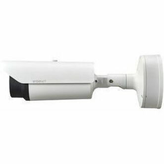 Wisenet TNO-L4030T Network Camera - Bullet - White - H.265, H.264, MJPEG - 13 mm Fixed Lens - 8 fps - Fast Ethernet - USB - IK10 - IP66
