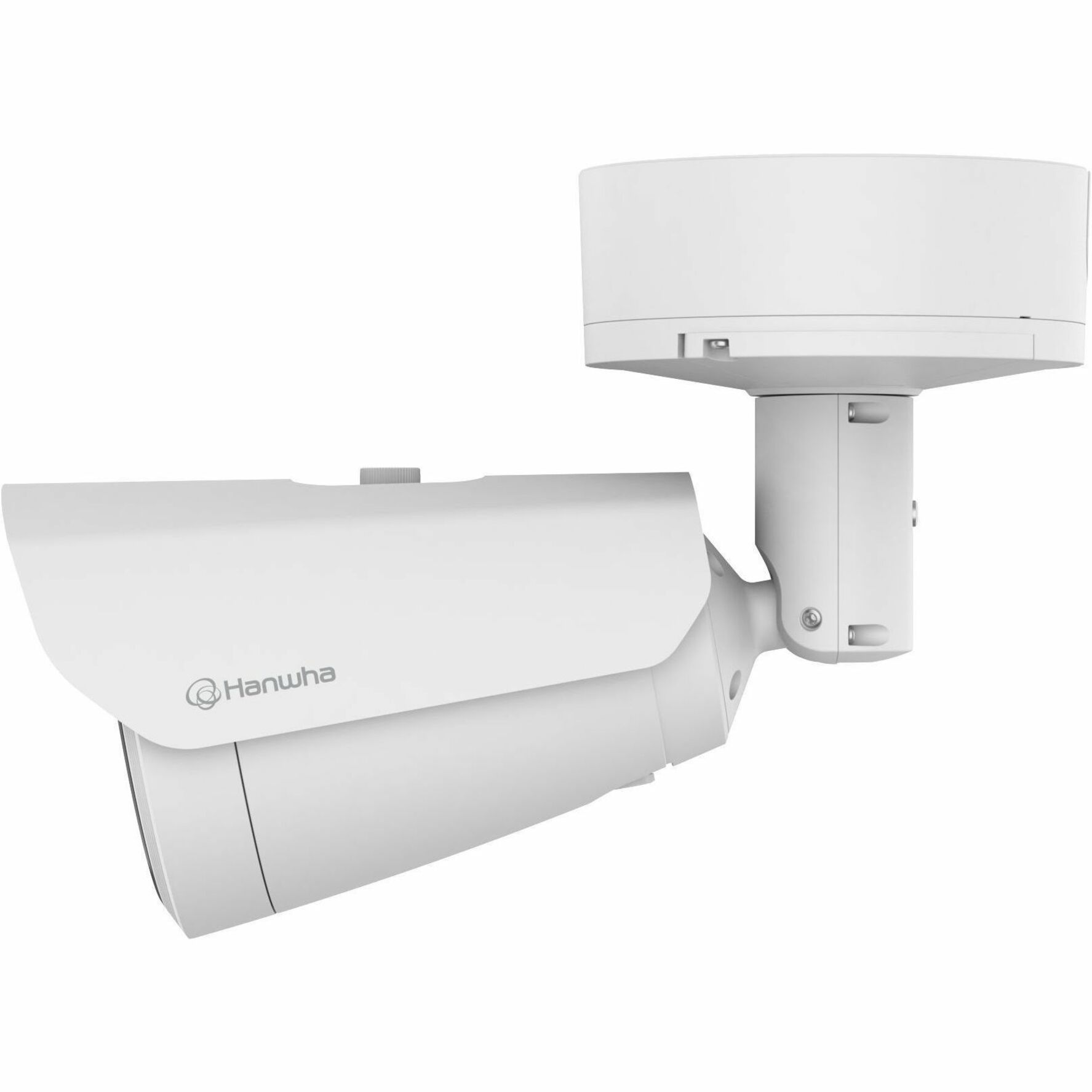 Hanwha PNO-A9311RLP 4K Network Camera - Color - Bullet - White - TAA Compliant - 229.66 ft Infrared Night Vision - H.264, H.265, MJPEG, H.264H, H.264M, H.265M, H.265H - 3840 x 2160 - 6.91 mm- 214.70 mm Varifocal Lens - 31x Optical - 30 fps - CMOS - Gigabit Ethernet - USB - Conduit Mount, Gang Box Mount - IK10 - IP66, IP67 - Day/Night, Built-in IR LED, Motion Detection, Human Detection, Vehicle Detection, HTTPS Encryption, Privacy Masking, Ingress Protection, White Balance, Back Light Compen