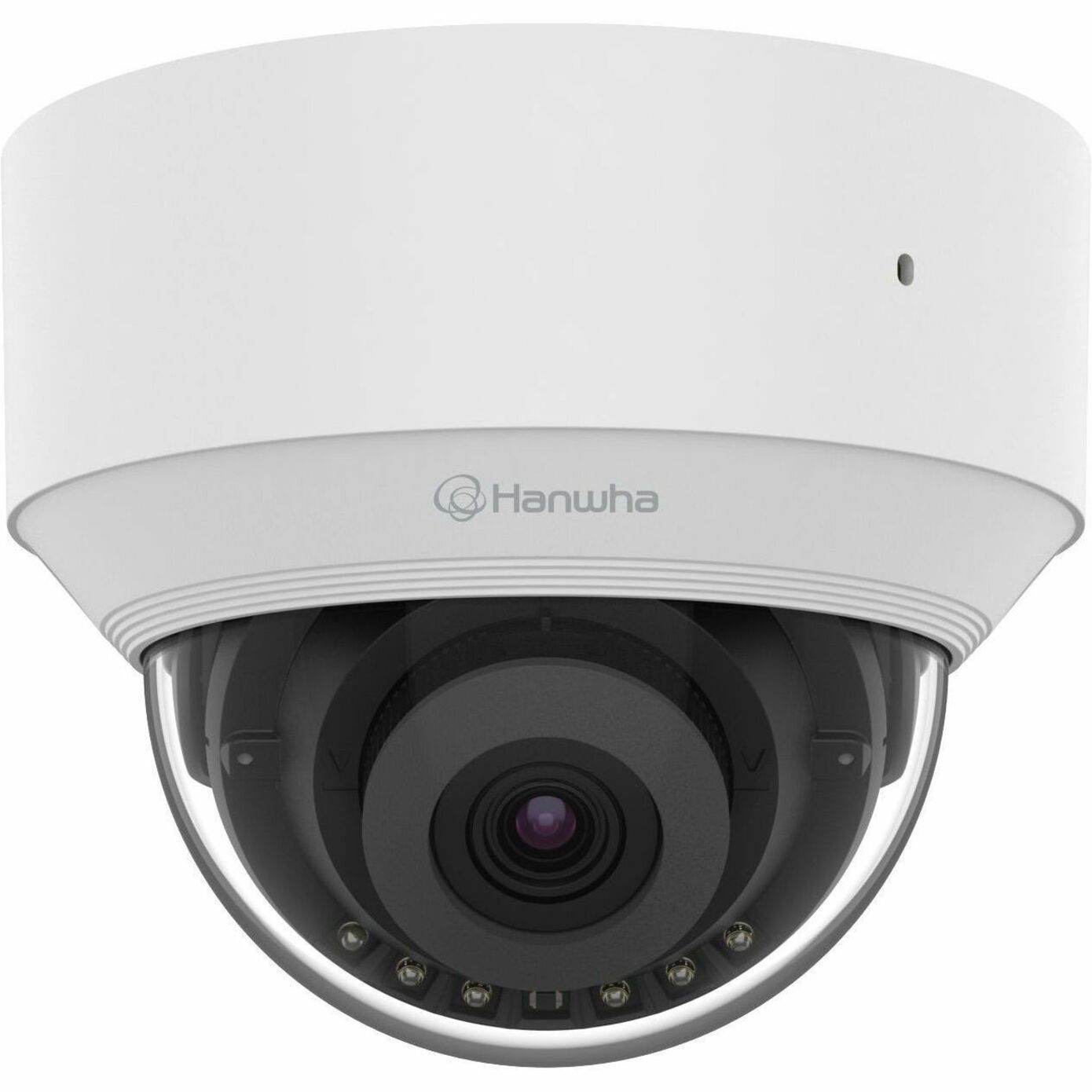 Wisenet QND-C8013R 5 Megapixel Indoor Network Camera - Color - Dome - White - TAA Compliant - 82.02 ft Infrared Night Vision - H.265, H.264, MJPEG, H.265M, H.265H, H.264M, H.264H - 2592 x 1944 - 3 mm Fixed Lens - 30 fps - CMOS - Wi-Fi - Fast Ethernet - USB - IK10 - IP66 - Audio Support - Wide Dynamic Range, Day/Night, Back Light Compensation (BLC), Digital Noise Reduction, Digital Image Stabilization, Motion Detection, Privacy Masking, Gain Control, White Balance, Audio Detection, SD Card L