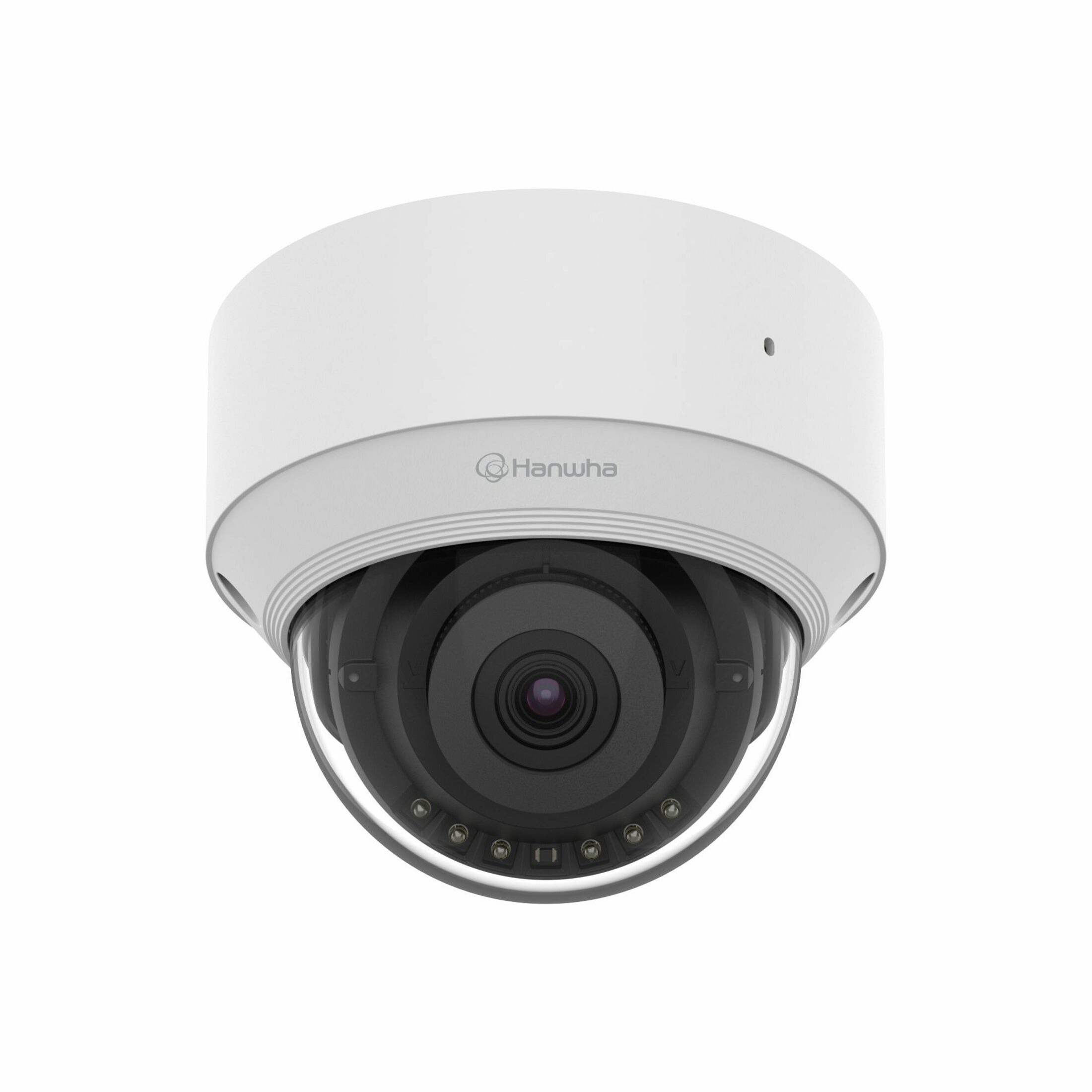 Wisenet QND-C8013R 5 Megapixel Indoor Network Camera - Color - Dome - White - TAA Compliant - 82.02 ft Infrared Night Vision - H.265, H.264, MJPEG, H.265M, H.265H, H.264M, H.264H - 2592 x 1944 - 3 mm Fixed Lens - 30 fps - CMOS - Wi-Fi - Fast Ethernet - USB - IK10 - IP66 - Audio Support - Wide Dynamic Range, Day/Night, Back Light Compensation (BLC), Digital Noise Reduction, Digital Image Stabilization, Motion Detection, Privacy Masking, Gain Control, White Balance, Audio Detection, SD Card L