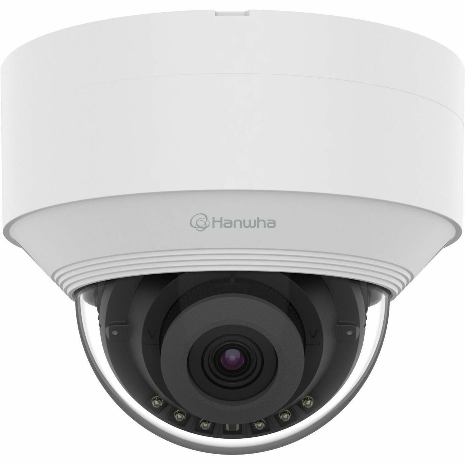 Wisenet QNV-C8013R 5 Megapixel Outdoor Network Camera - Color - Dome - White - TAA Compliant - 82.02 ft Infrared Night Vision - H.264, H.265, MJPEG, H.264M, H.264H, H.265H, H.265M - 2592 x 1944 - 3 mm Fixed Lens - 30 fps - CMOS - Wi-Fi - Fast Ethernet - USB - IK10 - IP66 - Vandal Resistant - Audio Support - Ingress Protection, Wide Dynamic Range, Built-in IR LED, Infrared Detection, Digital Noise Reduction, Back Light Compensation (BLC), HTTPS Encryption, PTZ, SD Card Local Storage, Privacy