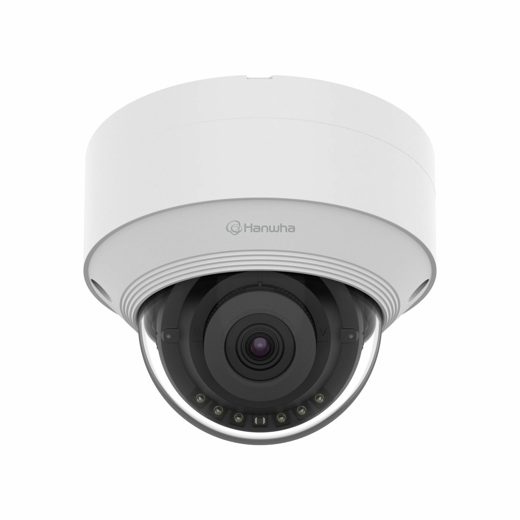 Wisenet QNV-C8013R 5 Megapixel Outdoor Network Camera - Color - Dome - White - TAA Compliant - 82.02 ft Infrared Night Vision - H.264, H.265, MJPEG, H.264M, H.264H, H.265H, H.265M - 2592 x 1944 - 3 mm Fixed Lens - 30 fps - CMOS - Wi-Fi - Fast Ethernet - USB - IK10 - IP66 - Vandal Resistant - Audio Support - Ingress Protection, Wide Dynamic Range, Built-in IR LED, Infrared Detection, Digital Noise Reduction, Back Light Compensation (BLC), HTTPS Encryption, PTZ, SD Card Local Storage, Privacy