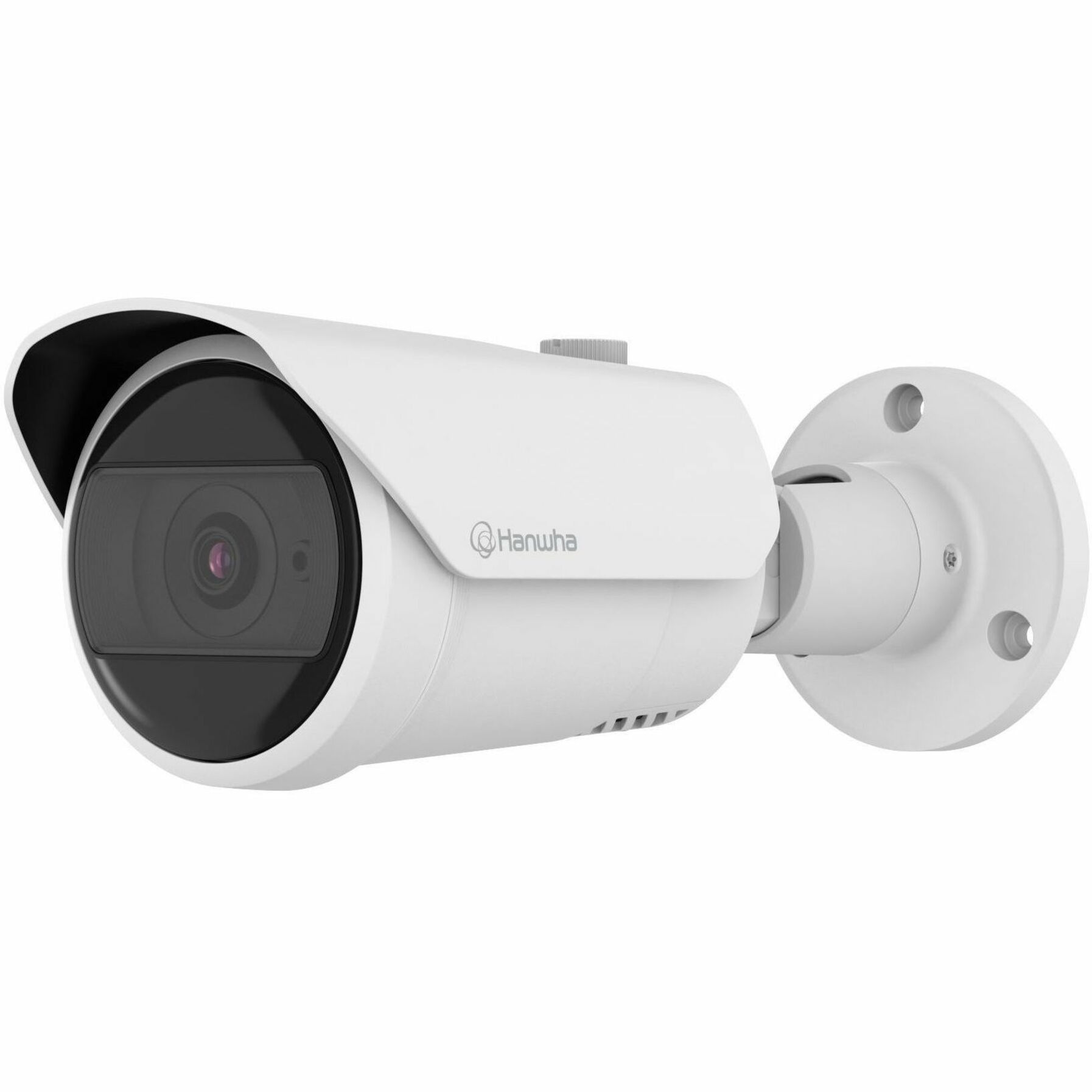 Wisenet QNO-C8013R 5 Megapixel Outdoor Network Camera - Color - Bullet - White - TAA Compliant - 82.02 ft Infrared Night Vision - H.264, H.265, MJPEG, H.264M, H.264H, H.265H, H.265M - 2592 x 1944 - 3 mm Fixed Lens - 30 fps - CMOS - Wi-Fi - Fast Ethernet - USB - IK10 - IP66 - Vandal Resistant - Ingress Protection, Wide Dynamic Range, Built-in IR LED, Infrared Detection, Digital Noise Reduction, Back Light Compensation (BLC), HTTPS Encryption, PTZ, SD Card Local Storage, Privacy Masking, Priv