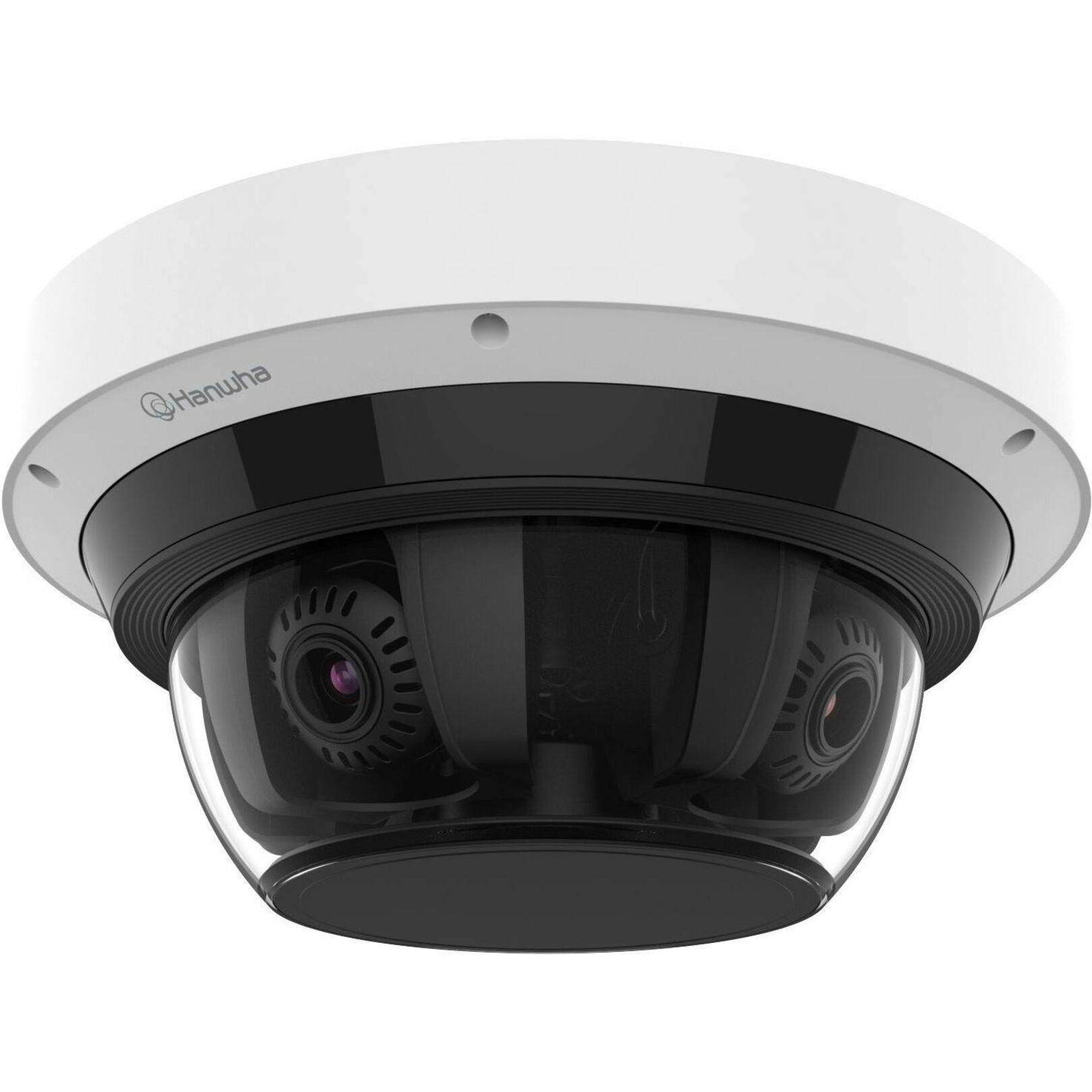 Hanwha PNM-C16083RQZ 4 Megapixel Outdoor Network Camera - Color - Dome - White - 65.62 ft Infrared Night Vision - H.265, H.264, MJPEG, H.264H, H.264M, H.265H, H.265M - 2592 x 1520 - 3.20 mm- 10.20 mm Varifocal Lens - 3.2x Optical - 30 fps - CMOS - Gigabit Ethernet - USB - IK10 - IP66 - Face Detection, Vehicle Detection, Human Detection, Cross Line Detection, Day/Night, Wide Dynamic Range, Motion Detection, Privacy Masking, Gain Control, White Balance, SD Card Local Storage