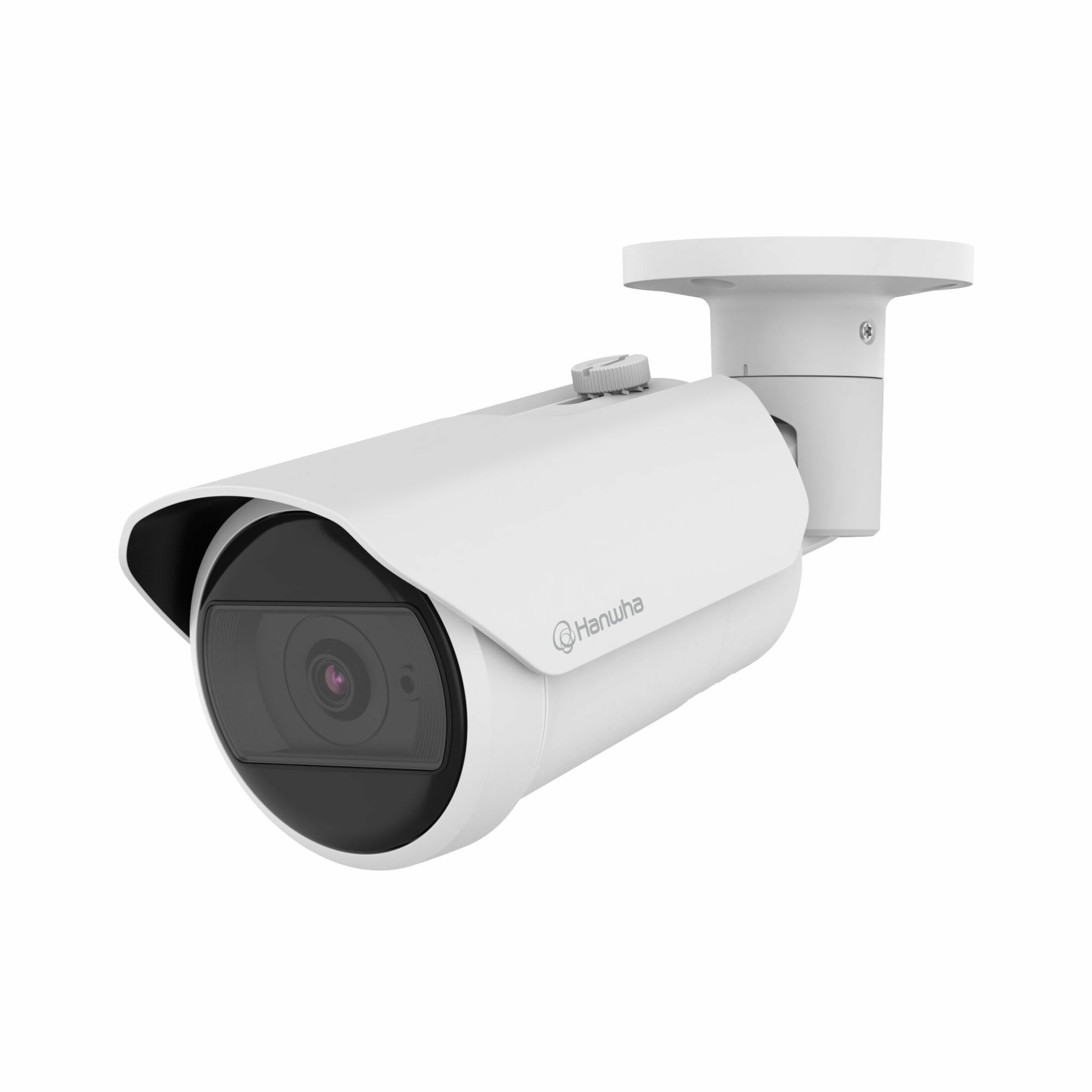 Wisenet QNO-C8023R 5 Megapixel Outdoor Network Camera - Color - Bullet - White - TAA Compliant - 98.43 ft Infrared Night Vision - H.264, H.265, MJPEG, H.264M, H.264H, H.265H, H.265M - 2592 x 1944 - 4 mm Fixed Lens - 30 fps - CMOS - Wi-Fi - Fast Ethernet - USB - IK10 - IP66 - Vandal Resistant - Ingress Protection, Wide Dynamic Range, Built-in IR LED, Infrared Detection, Digital Noise Reduction, Back Light Compensation (BLC), HTTPS Encryption, PTZ, SD Card Local Storage, Privacy Masking, Priv