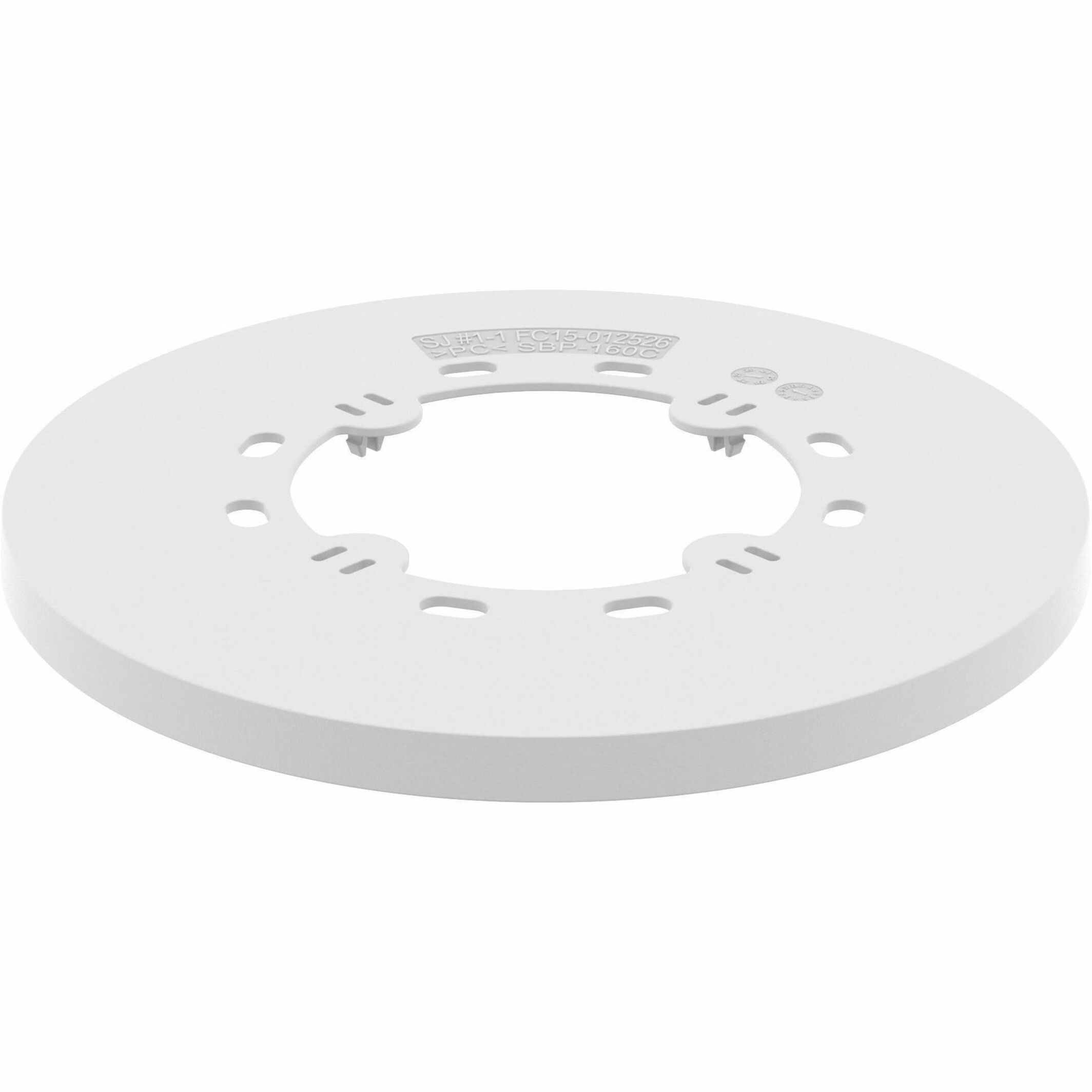 Hanwha Mounting Plate - White - Polycarbonate - 5 / Pack