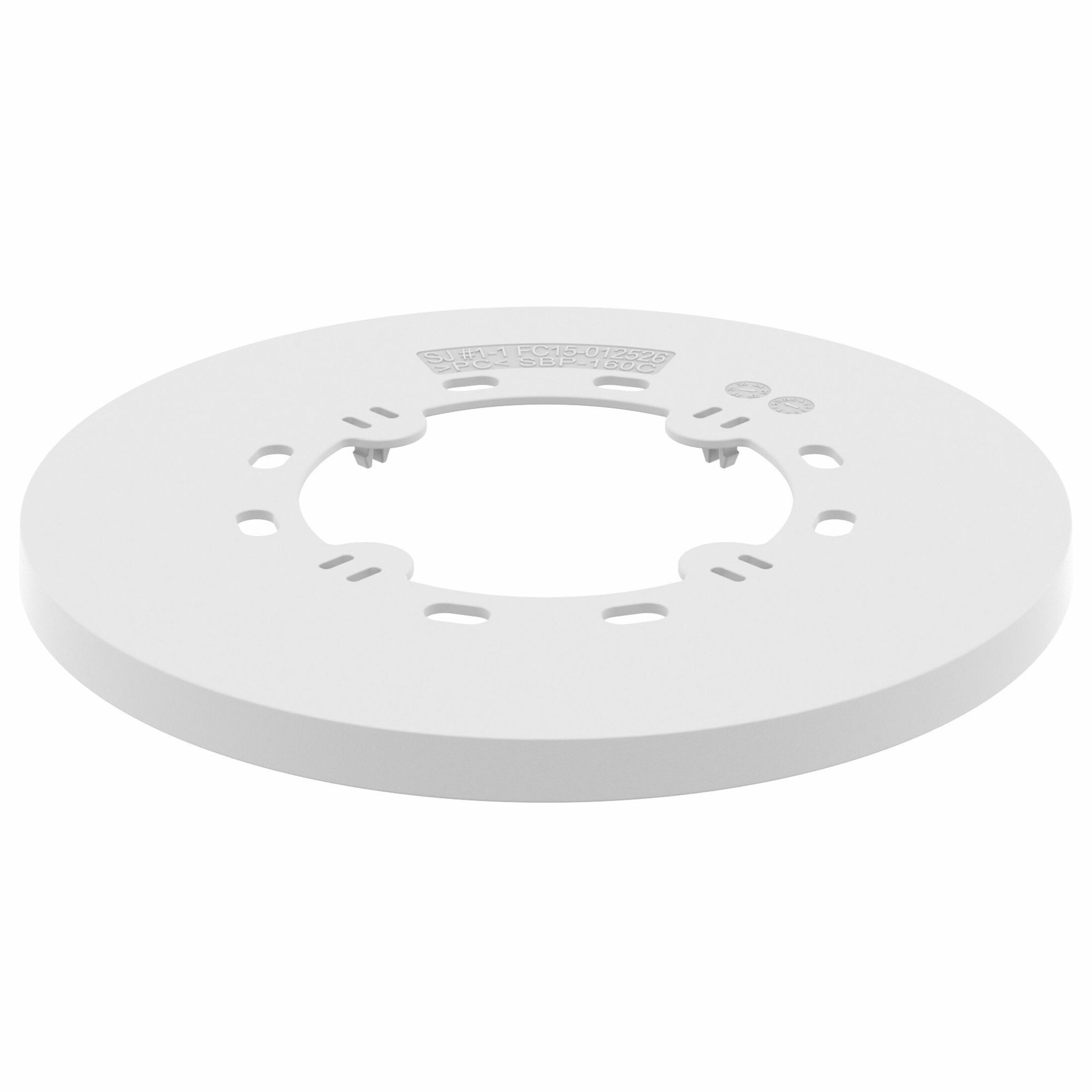 Hanwha Mounting Plate - White - Polycarbonate - 5 / Pack