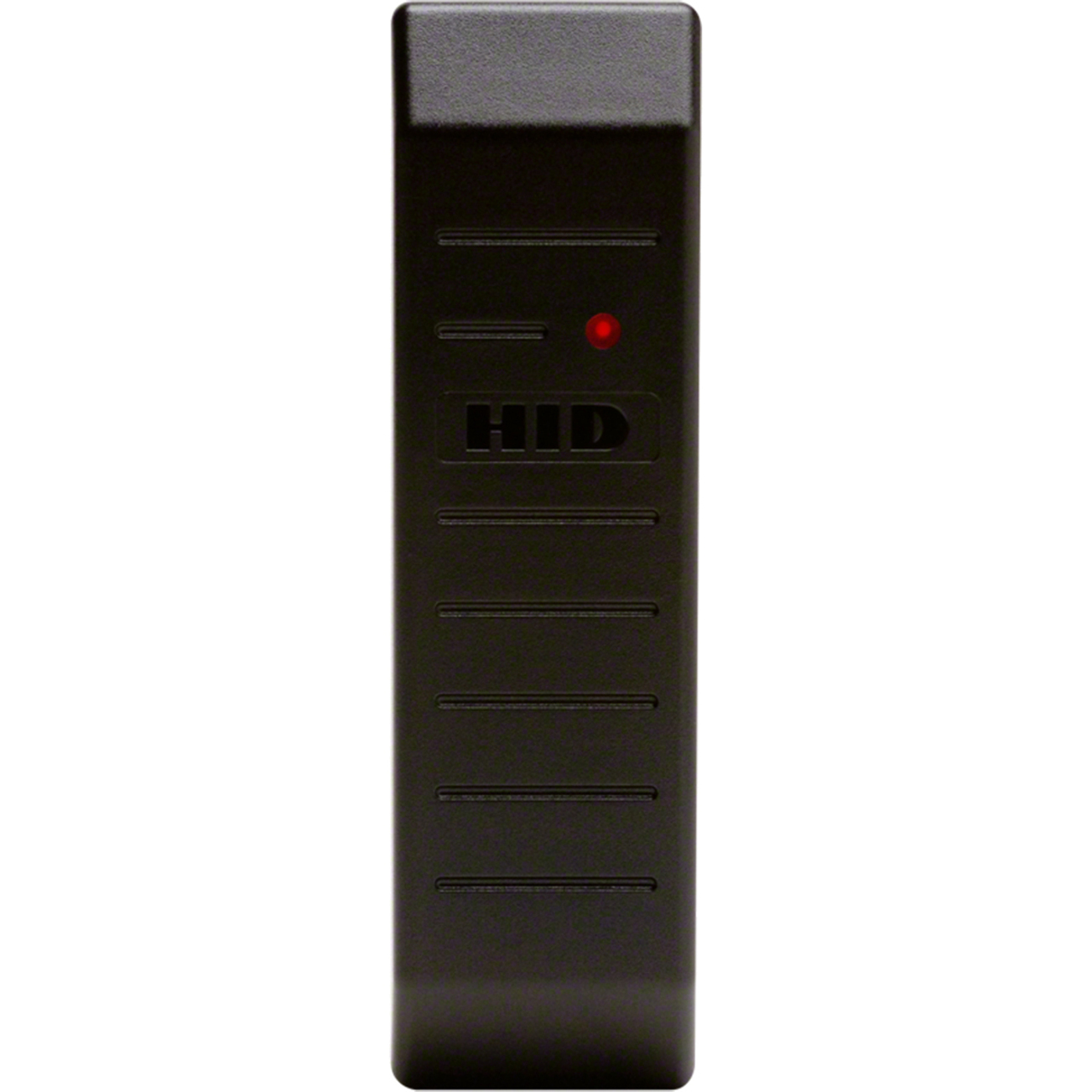 HID MiniProx Reader - Contactless - Cable - 5.50" Operating Range - Wiegand - Mullion Mount - Black
