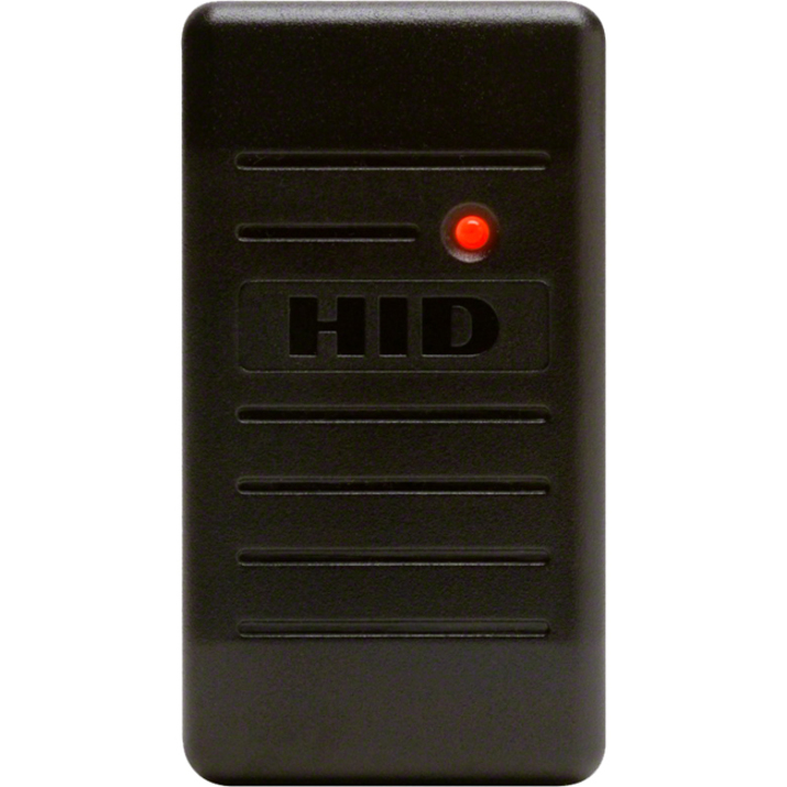 HID 125 kHz Mini Mullion Proximity Reader - Classic Black Door, Indoor, Outdoor - Proximity - 7.60" Operating Range - Wiegand - 16 V DC