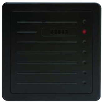 HID 125 kHz Wall Switch Proximity Reader - 8" Operating Range - Wiegand - Black