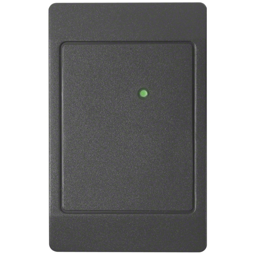 HID ThinLine II 5395C Smart Card Reader - Contactless - Cable - 5.50" Operating Range - Wiegand - Box Mount - Gray