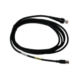 Honeywell CBL-500-300-S00 USB Cable - 9.84 ft RJ-45/USB Data Transfer Cable - First End: 1 x 4-pin USB Type A - Male - Second End: RJ-45 Network - Male - Black - 1