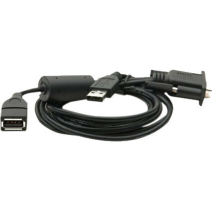 Honeywell USB Y Cable - 6 ft DB-9/USB Data Transfer Cable for Vehicle Mount Terminal - First End: 1 x 9-pin DB-9 Serial - Second End: 1 x USB Type A - Male, 1 x USB Type A - Female