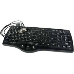 Honeywell Notebook Keyboard - Cable Connectivity - USB Interface - 95 Key(s) - Rugged - Notebook - 2-button Mouse - PC - Black