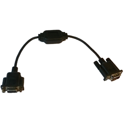 Honeywell PS2 to USB Adapter Cable for Keyboards (D9M - D9F) - DB-9 Data Transfer Cable for Keyboard, Docking Station, Mobile Computer - First End: 1 x 9-pin DB-9 Serial - Male - Second End: 1 x 9-pin DB-9 Serial - Female - Black - 1