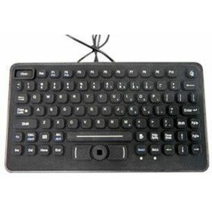 Honeywell Keyboard - Cable Connectivity - DB9 Interface - 86 Key(s) - Rugged - Tablet, Vehicle Mount Computer - Black