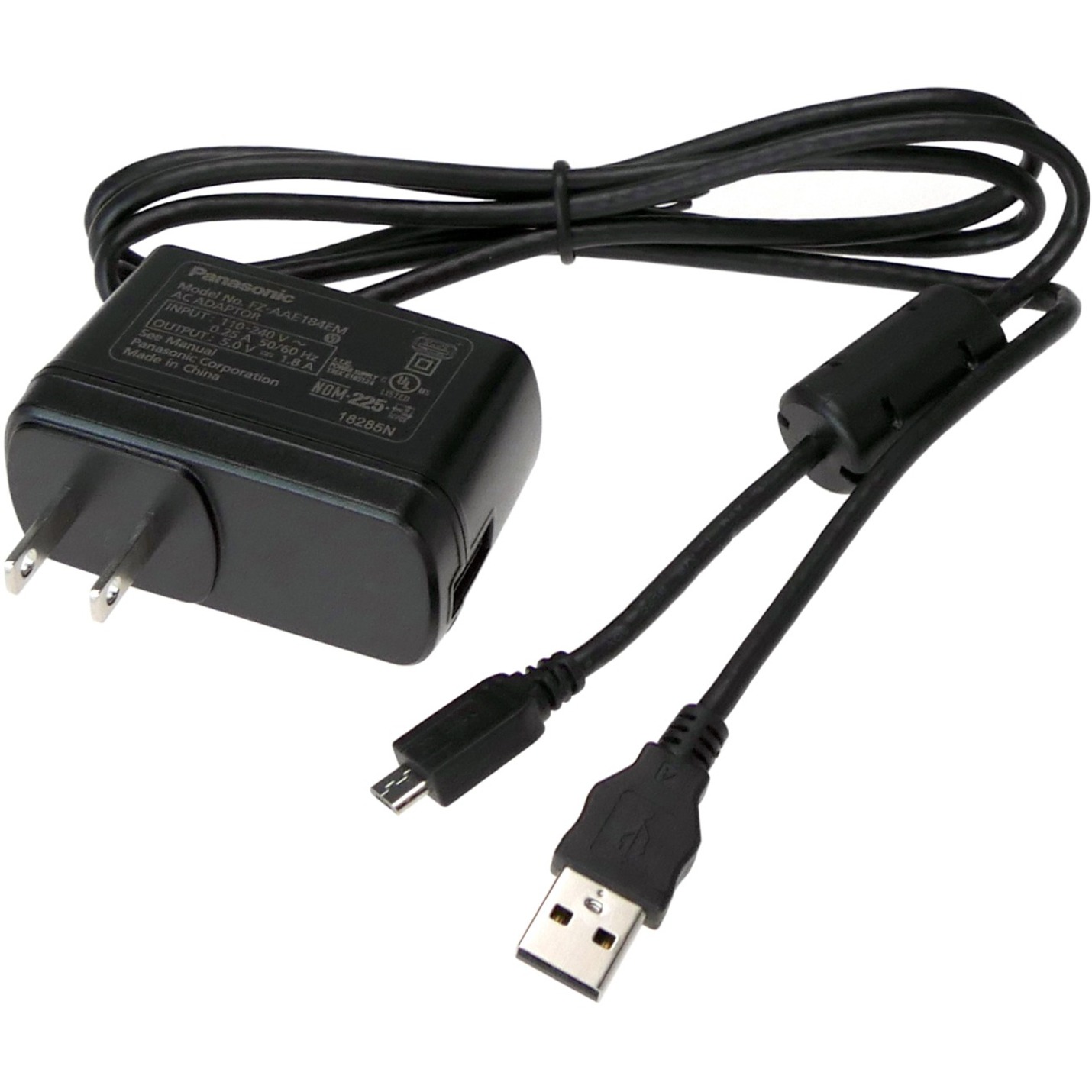 Panasonic AC Wall USB Charger (5v) with Male USB-b - 5 V DC Output - 1
