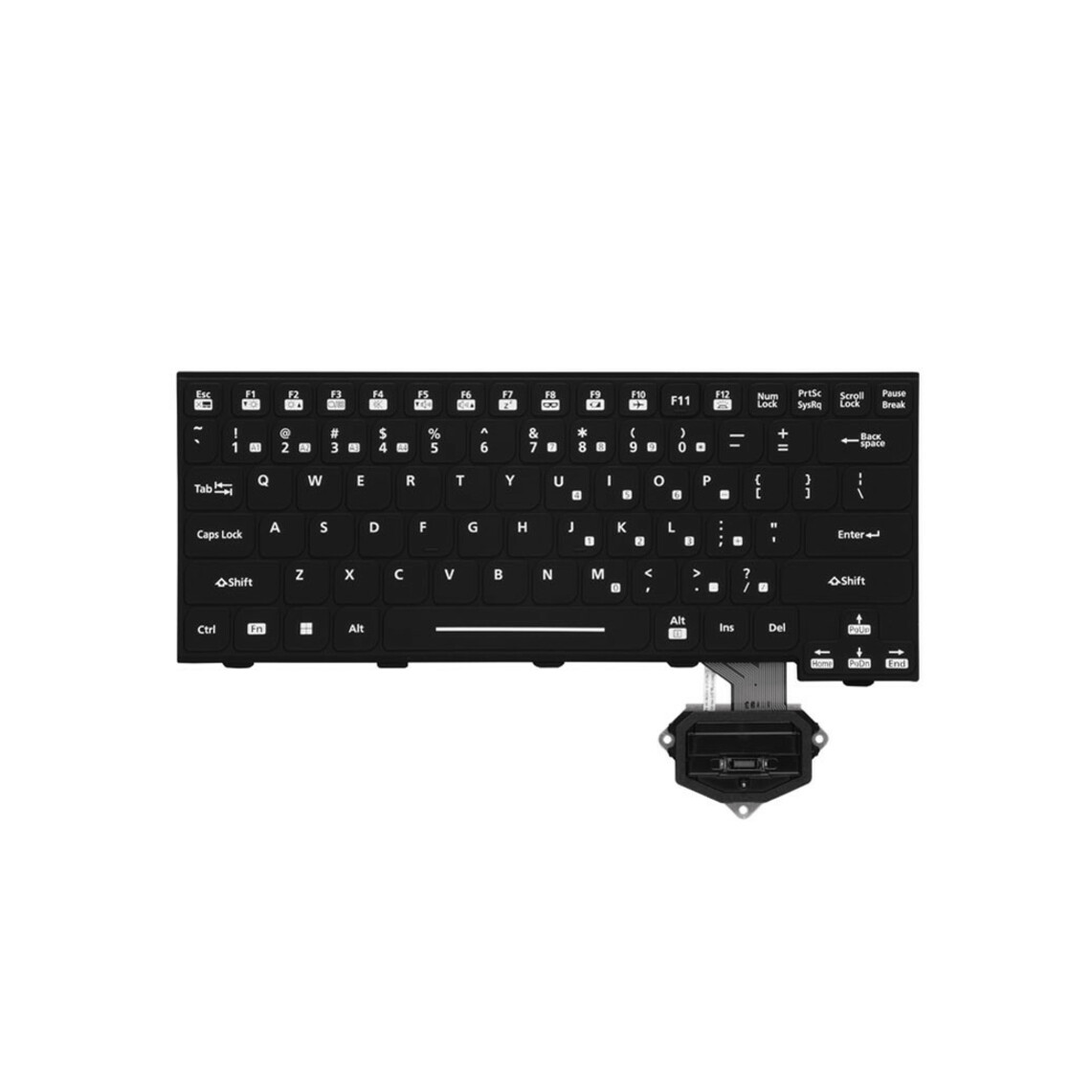 Panasonic Rubber Keyboard - 82 Key(s) - English (US) - Toughbook