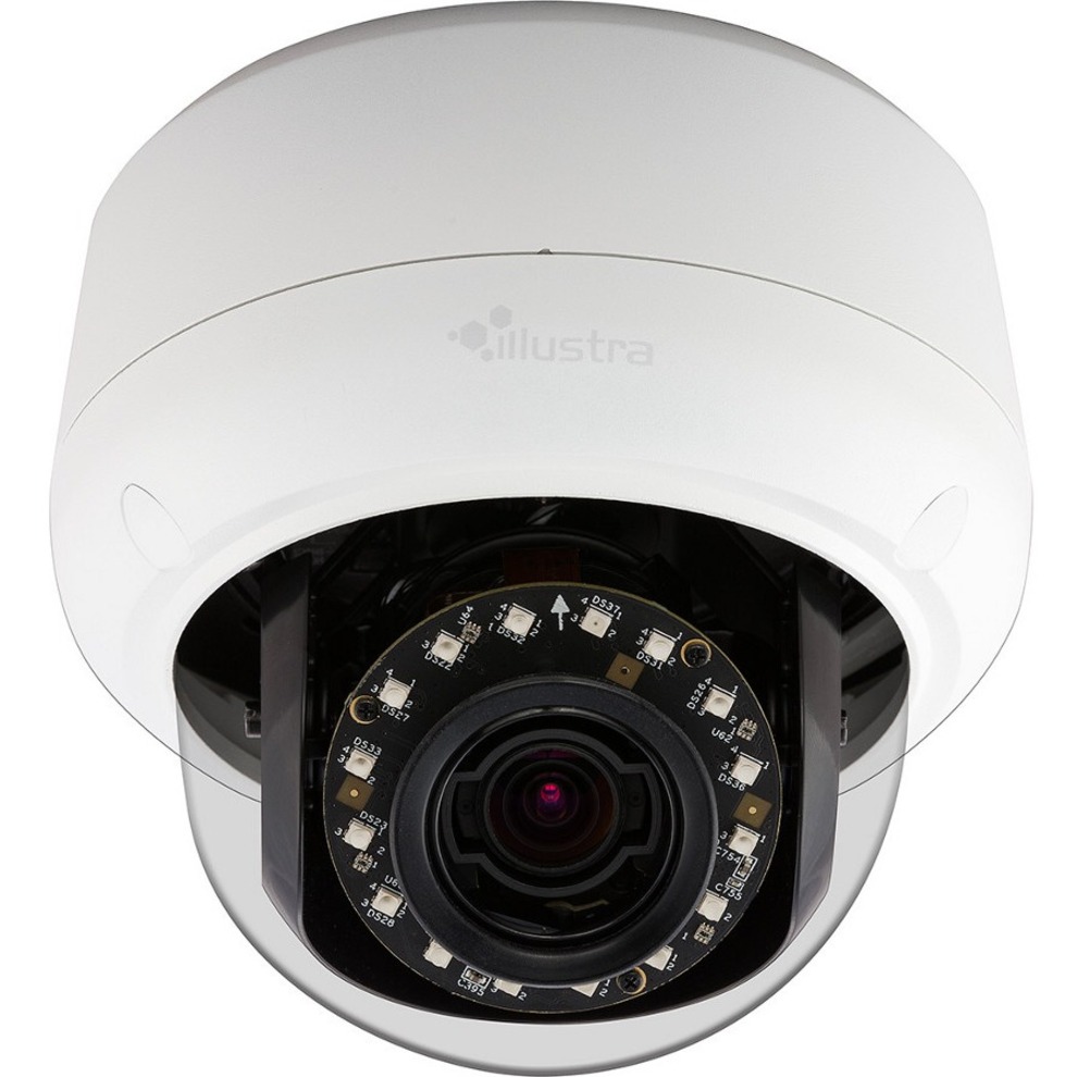 American Dynamics IPS03D2ISBTT 3 Megapixel Indoor/Outdoor HD Network Camera - Color, Monochrome - Dome - H.264, MJPEG, AVI - 2048 x 1536 - 3 mm- 9 mm Zoom Lens - 3x Optical - CMOS - Flush Mount, Pendant Mount, Wall Mount, Pole Mount, Ceiling Mount