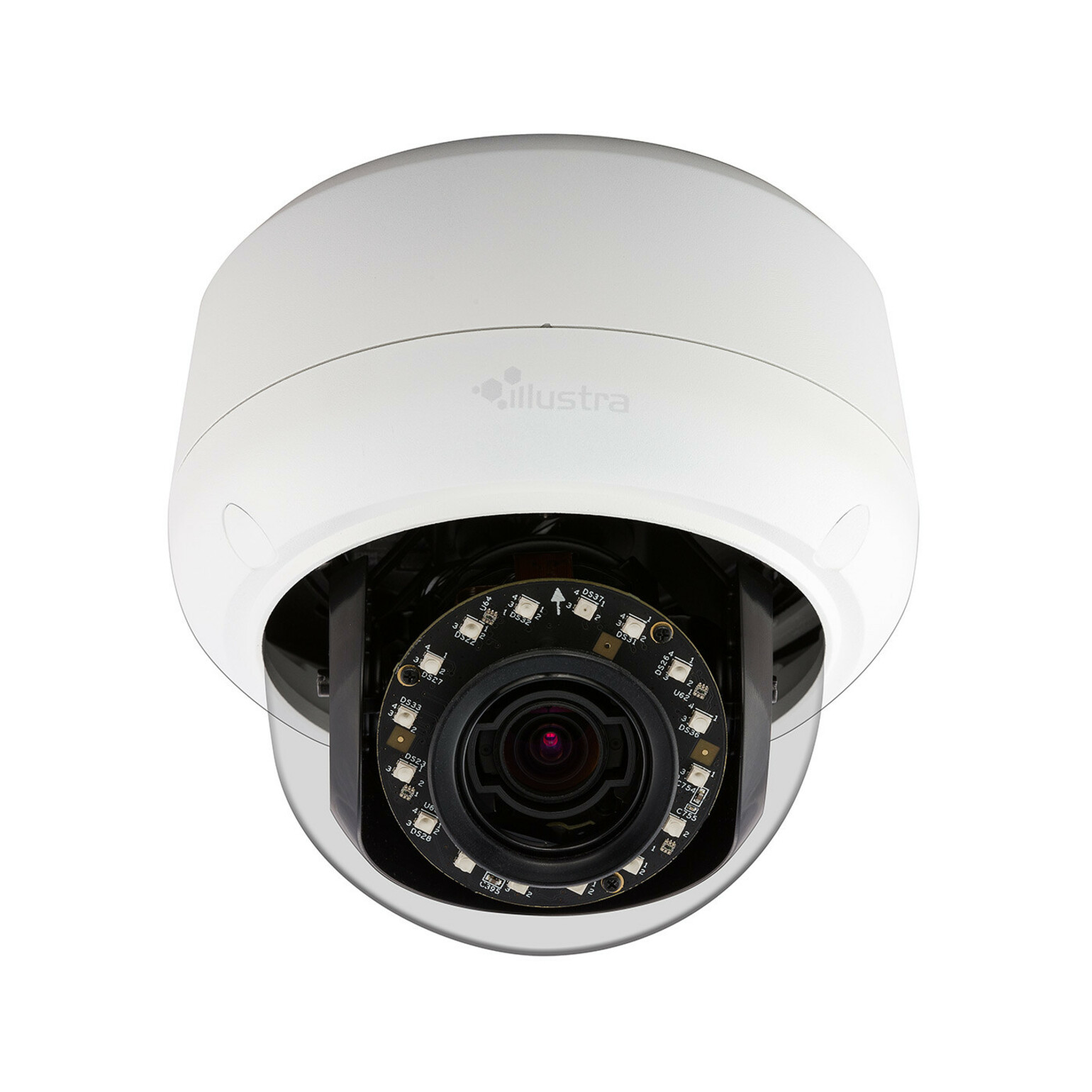 American Dynamics IPS03D2ISBTT 3 Megapixel Indoor/Outdoor HD Network Camera - Color, Monochrome - Dome - H.264, MJPEG, AVI - 2048 x 1536 - 3 mm- 9 mm Zoom Lens - 3x Optical - CMOS - Flush Mount, Pendant Mount, Wall Mount, Pole Mount, Ceiling Mount