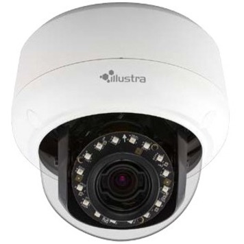 American Dynamics IPS03D2ISWIT 3 Megapixel Indoor/Outdoor HD Network Camera - Color, Monochrome - Dome - H.264, MJPEG, AVI - 2048 x 1536 - 3 mm- 9 mm Zoom Lens - 3x Optical - 30 fps - CMOS - Flush Mount, Pendant Mount, Wall Mount, Pole Mount, Ceiling Mount