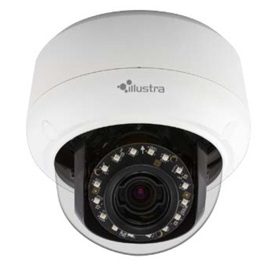 American Dynamics IPS03D2ISWIT 3 Megapixel Indoor/Outdoor HD Network Camera - Color, Monochrome - Dome - H.264, MJPEG, AVI - 2048 x 1536 - 3 mm- 9 mm Zoom Lens - 3x Optical - 30 fps - CMOS - Flush Mount, Pendant Mount, Wall Mount, Pole Mount, Ceiling Mount