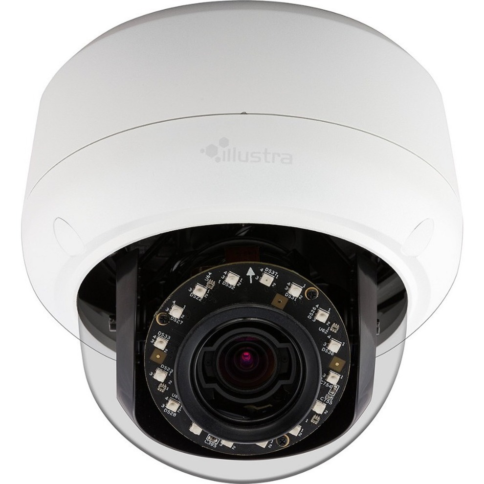American Dynamics IPS03D3ISWTT 3 Megapixel Indoor/Outdoor HD Network Camera - Color, Monochrome - Dome - H.264, MJPEG, AVI - 2048 x 1536 - 9 mm- 22 mm Zoom Lens - 2.4x Optical - CMOS - Flush Mount, Pendant Mount, Wall Mount, Pole Mount, Ceiling Mount