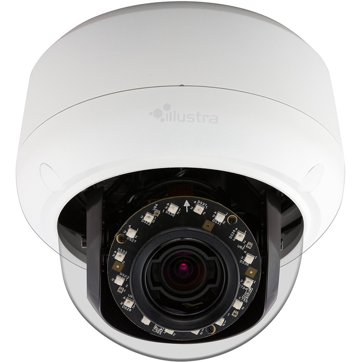 American Dynamics IPS03D3ICBTT 3 Megapixel Indoor/Outdoor HD Network Camera - Color, Monochrome - Dome - H.264, MJPEG, AVI - 2048 x 1536 - 9 mm- 22 mm Zoom Lens - 2.4x Optical - CMOS - Flush Mount, Pendant Mount, Wall Mount, Pole Mount, Ceiling Mount
