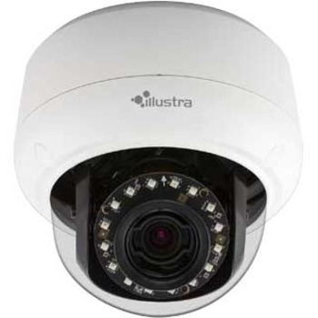 American Dynamics IPS03D3ISWIT 3 Megapixel Indoor/Outdoor HD Network Camera - Color, Monochrome - Dome - H.264, MJPEG, AVI - 2048 x 1536 - 9 mm- 22 mm Zoom Lens - 2.4x Optical - CMOS - Flush Mount, Pendant Mount, Wall Mount, Pole Mount, Ceiling Mount