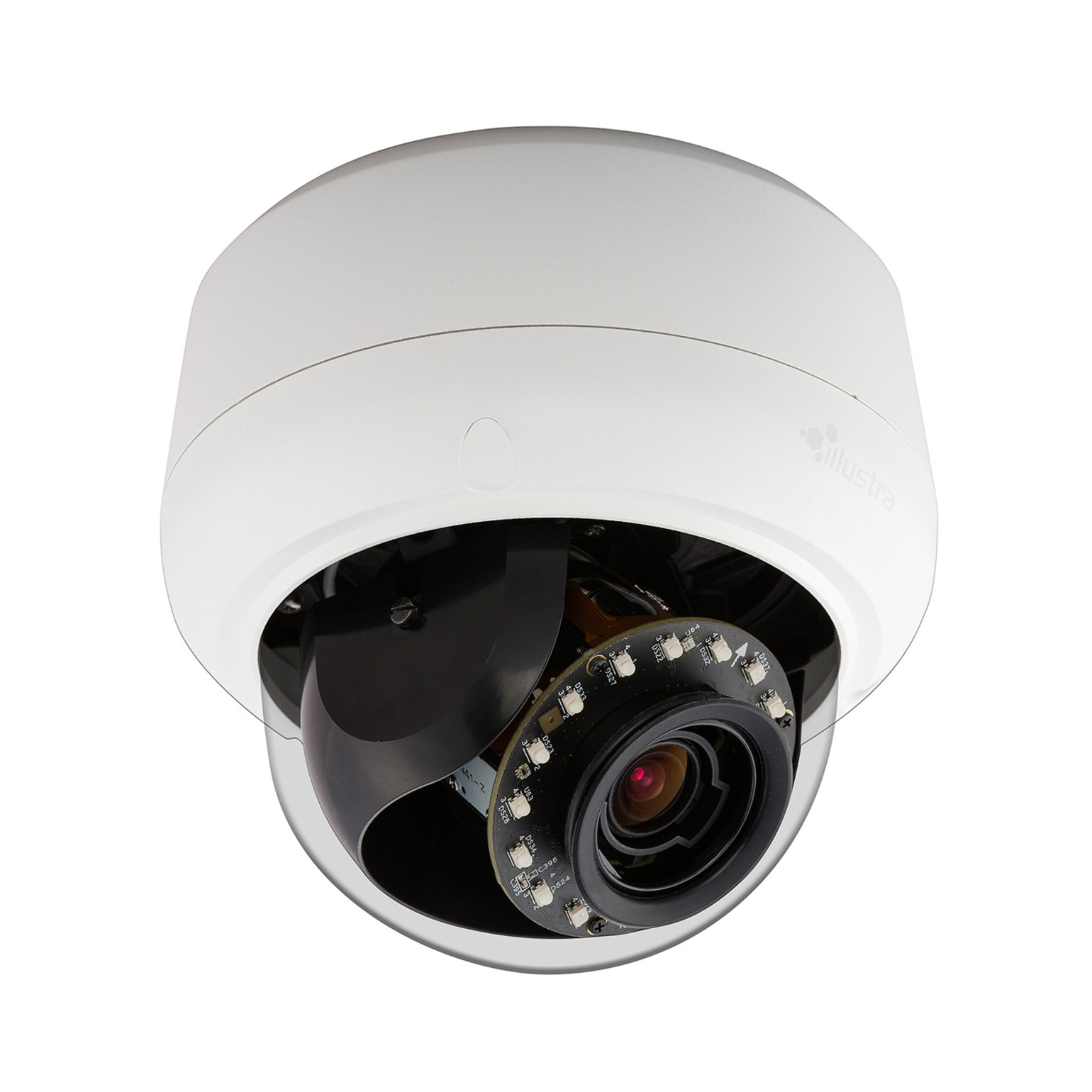 American Dynamics IPS05D2ISWTY 5 Megapixel Indoor/Outdoor HD Network Camera - Color, Monochrome - Dome - H.264, MJPEG, AVI - 2592 x 1944 - 3 mm- 9 mm Zoom Lens - 3x Optical - CMOS - Flush Mount, Pendant Mount, Wall Mount, Pole Mount, Ceiling Mount