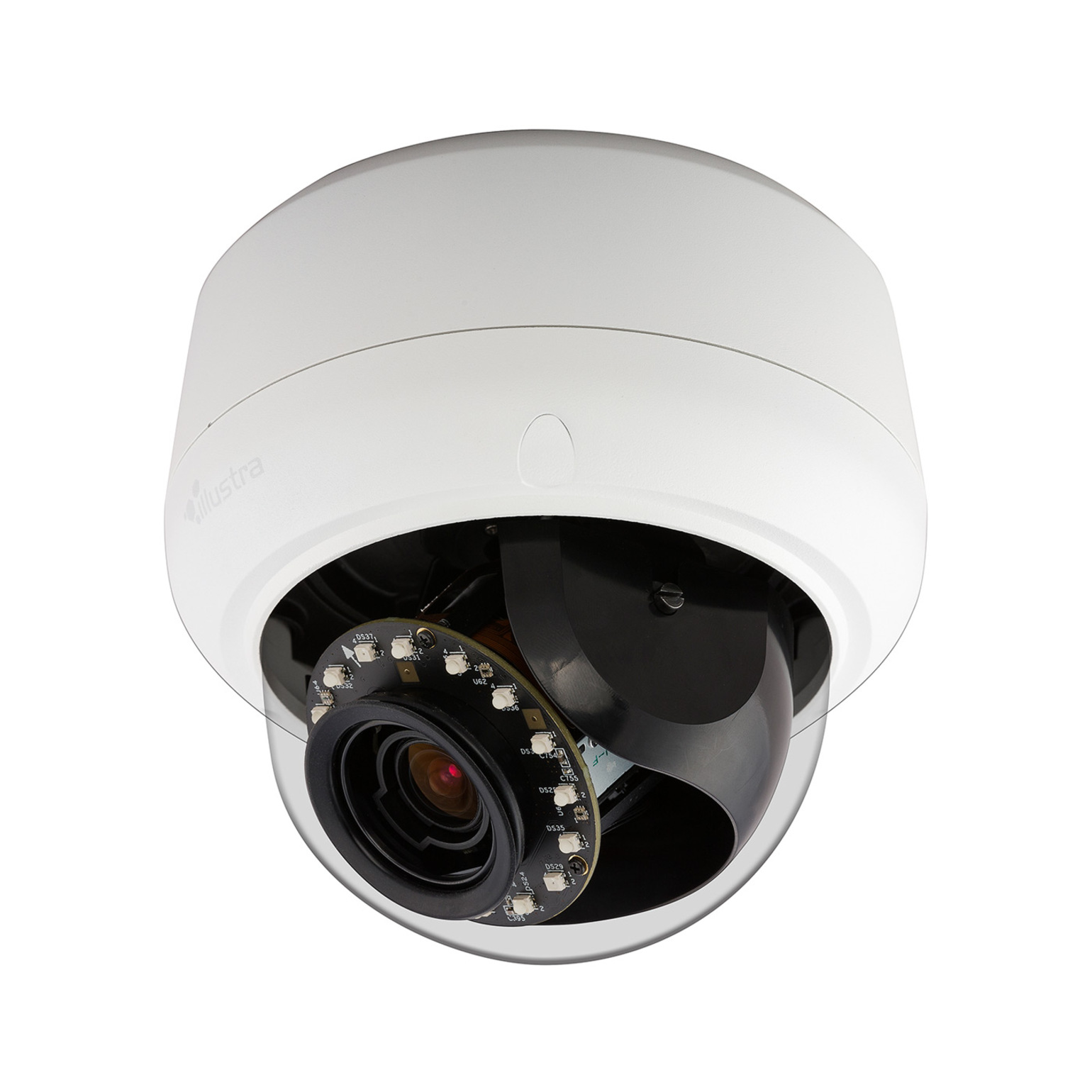 American Dynamics IPS05D3ISWTY 5 Megapixel Indoor/Outdoor HD Network Camera - Color, Monochrome - Dome - H.264, MJPEG, AVI - 2592 x 1944 - 9 mm- 22 mm Zoom Lens - 2.4x Optical - CMOS - Flush Mount, Pendant Mount, Wall Mount, Pole Mount, Ceiling Mount