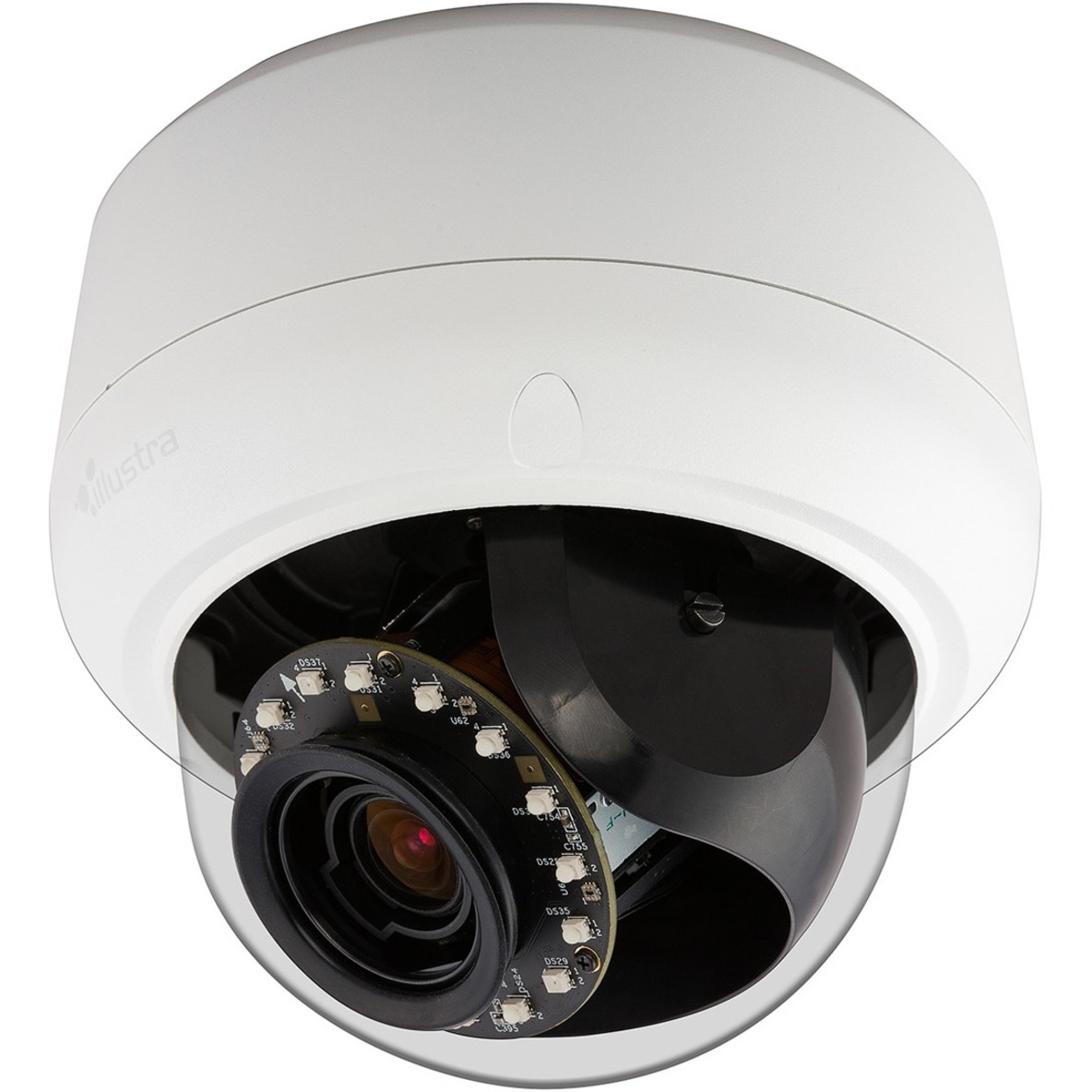 American Dynamics IPS05D3ICBTY 5 Megapixel Indoor/Outdoor HD Network Camera - Color, Monochrome - Dome - H.264, MJPEG, AVI - 2592 x 1944 - 9 mm- 22 mm Zoom Lens - 2.4x Optical - CMOS - Flush Mount, Pendant Mount, Wall Mount, Pole Mount, Ceiling Mount