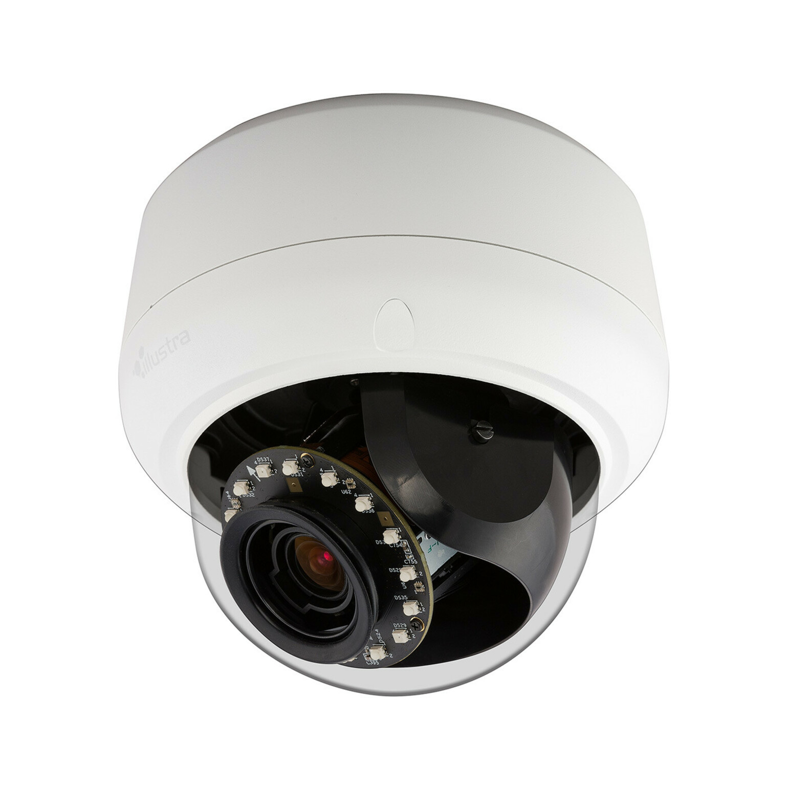 American Dynamics IPS05D3ICBIY 5 Megapixel Indoor/Outdoor HD Network Camera - Color, Monochrome - Dome - H.264, MJPEG, AVI - 2592 x 1944 - 9 mm- 22 mm Zoom Lens - 2.4x Optical - CMOS - Flush Mount, Pendant Mount, Wall Mount, Pole Mount, Ceiling Mount