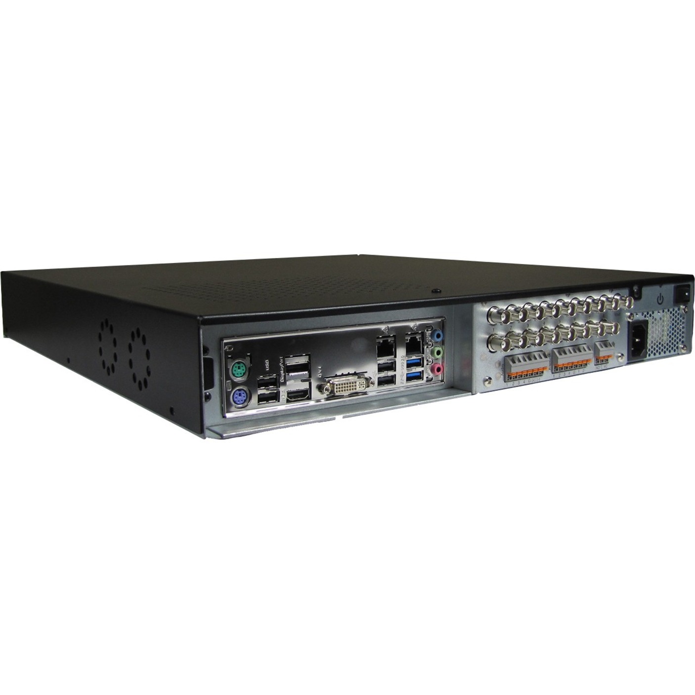 Exacq exaqVision ELP Hybrid Video Recorder - 8 TB HDD - Hybrid Video Recorder - HDMI - DVI