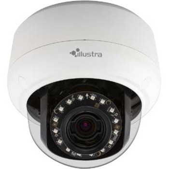 Illustra Illustra Pro IPS02D2OSWIT 2 Megapixel HD Network Camera - Mini Dome - White - 65.62 ft - MJPEG, H.264 - 1920 x 1080 - 3 mm Zoom Lens - 3x Optical - CMOS - Wall Mount, Flush Mount, Pendant Mount, Gooseneck, Corner Mount, Pole Mount