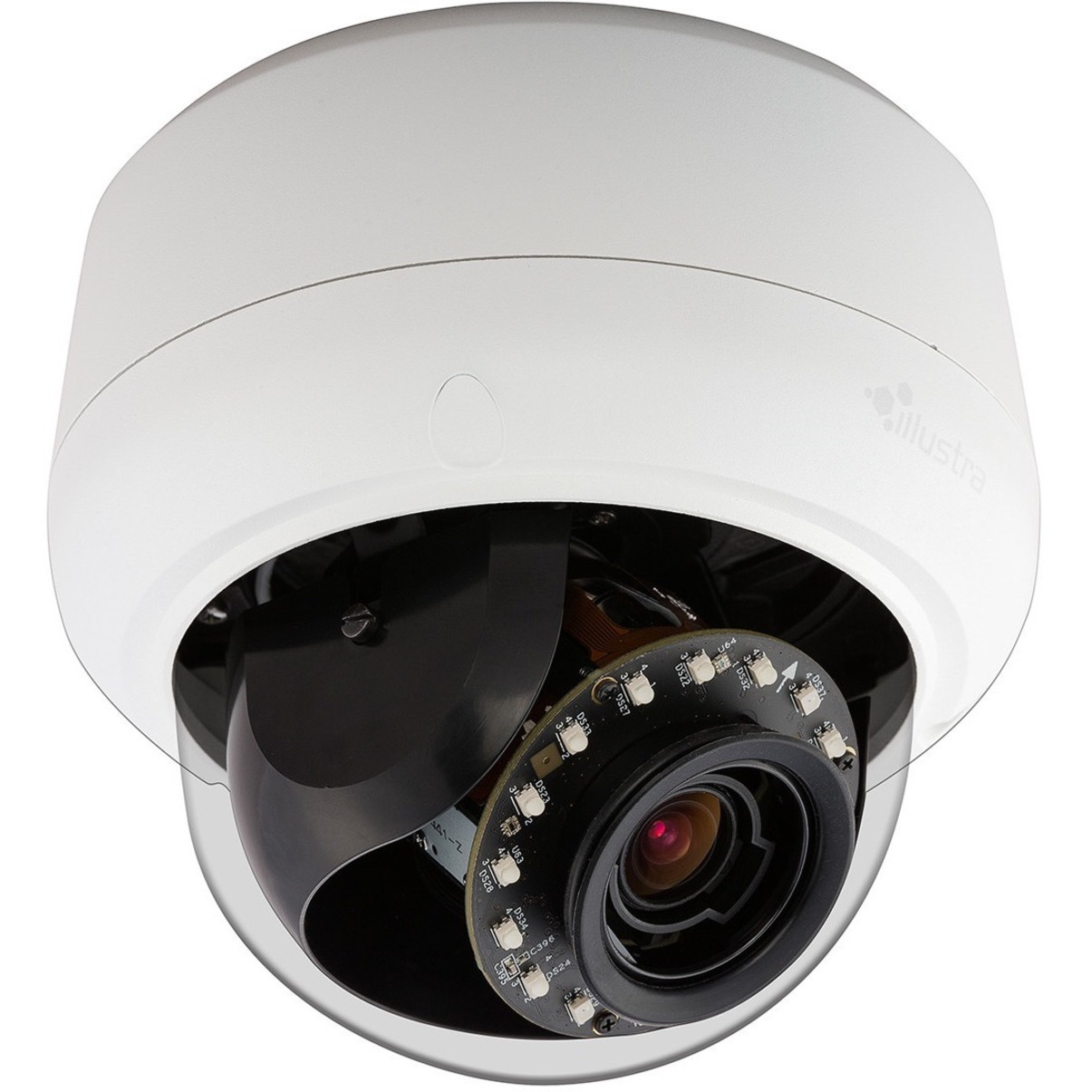 American Dynamics Illustra Pro IPS02D2OCWIT 2 Megapixel Indoor/Outdoor HD Network Camera - Color, Monochrome - Dome - 65.62 ft - H.264, MJPEG - 1920 x 1080 - 3 mm- 9 mm Zoom Lens - 3x Optical - 30 fps - CMOS - Wall Mount, Flush Mount, Pendant Mount, Pole Mount, Ceiling Mount