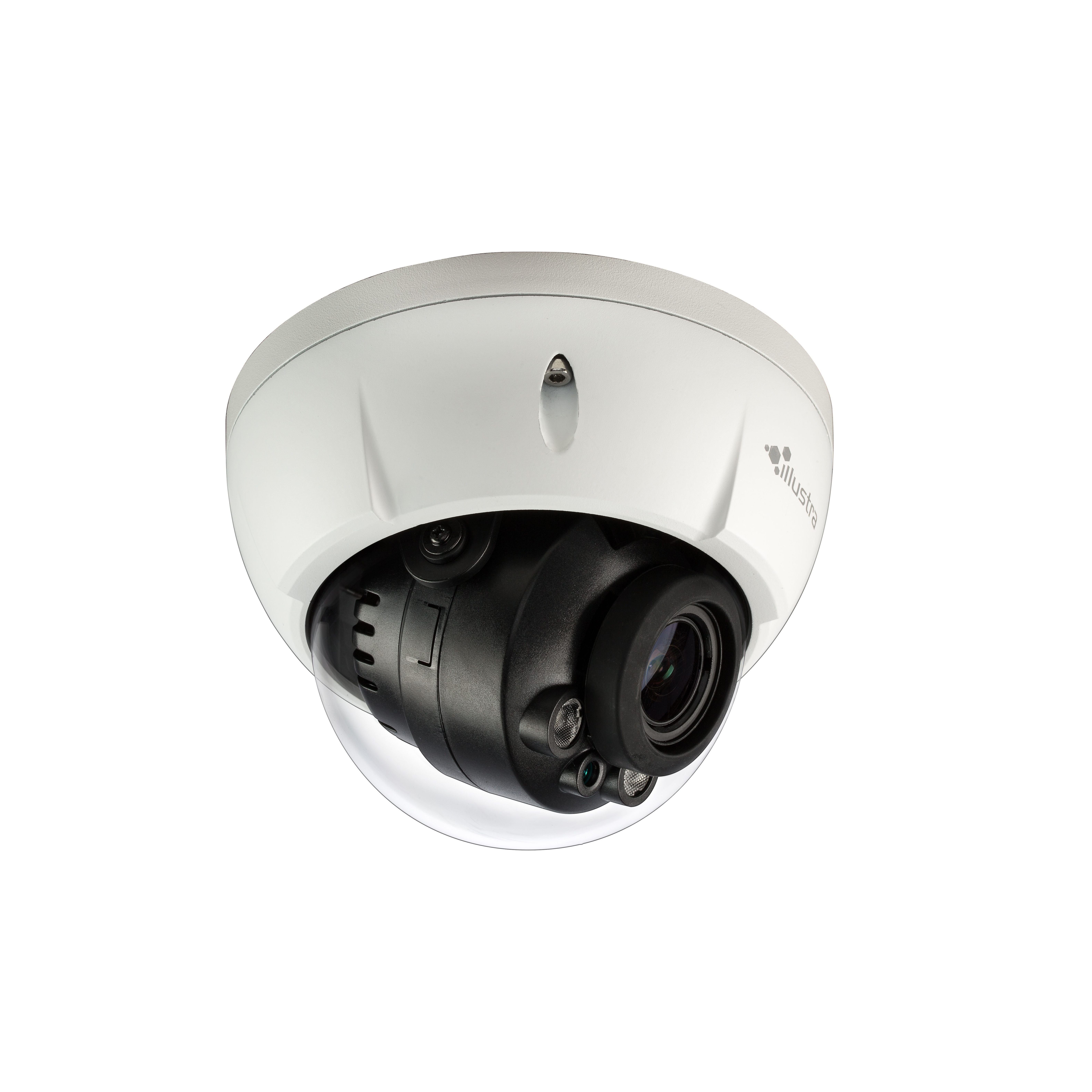 Exacq Illustra Essentials 1 Megapixel Network Camera - Color - Dome - 2.80 mm- 12 mm Zoom Lens - 4.3x Optical - Corner Mount, Pole Mount, Ceiling Mount, Wall Mount