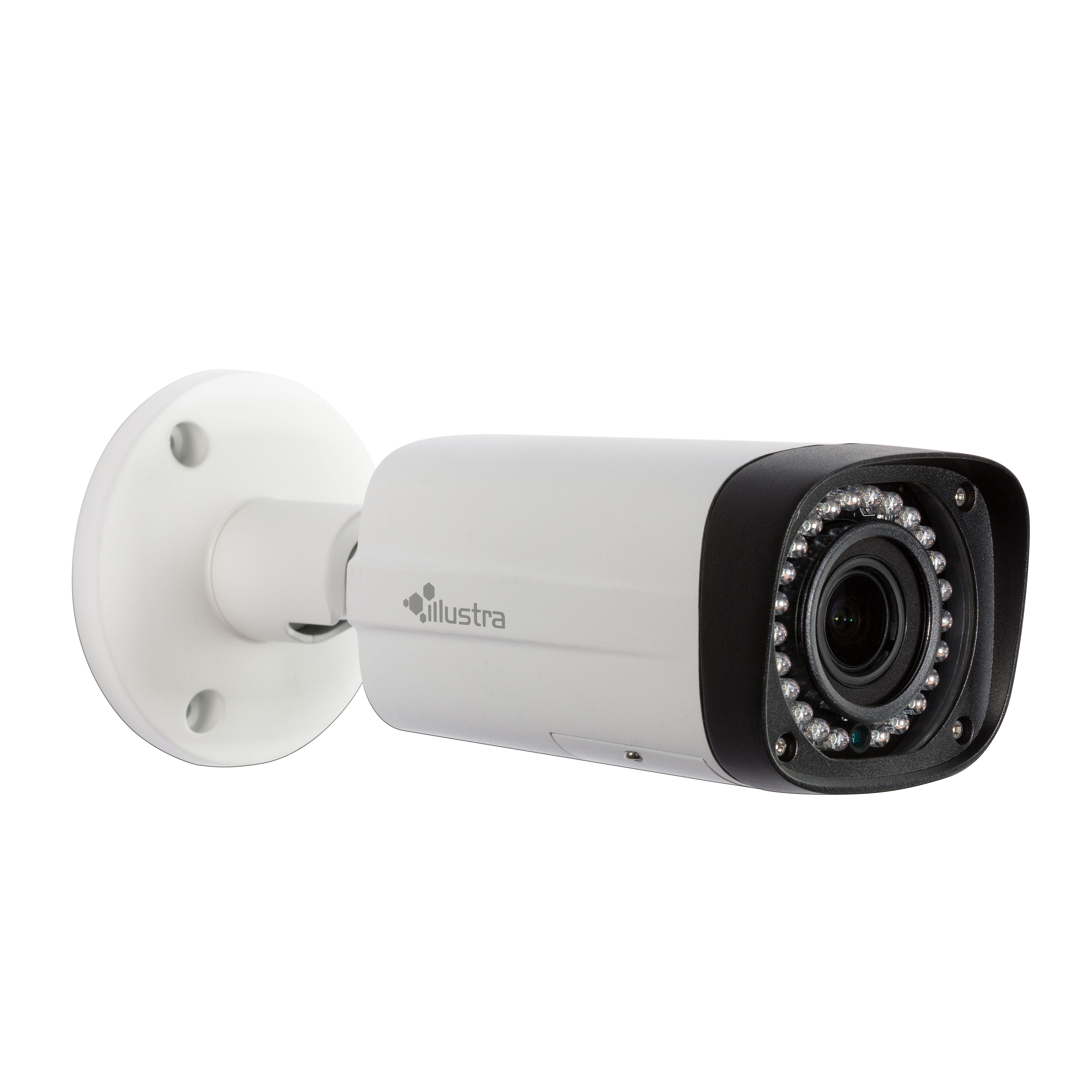Exacq Illustra Essentials 1 Megapixel Network Camera - Color - Bullet - H.264, MJPEG - 2.80 mm- 12 mm Zoom Lens - 4.3x Optical - Corner Mount, Pole Mount