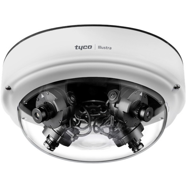 Illustra Flex IFS16-M10-BT03 4 Megapixel HD Network Camera - White - H.265, MJPEG - 2560 x 1440 Fixed Lens - 30 fps - CMOS - Wall Mount, Junction Box Mount, Ceiling Mount, In-ceiling, Pendant Mount, Recessed Mount