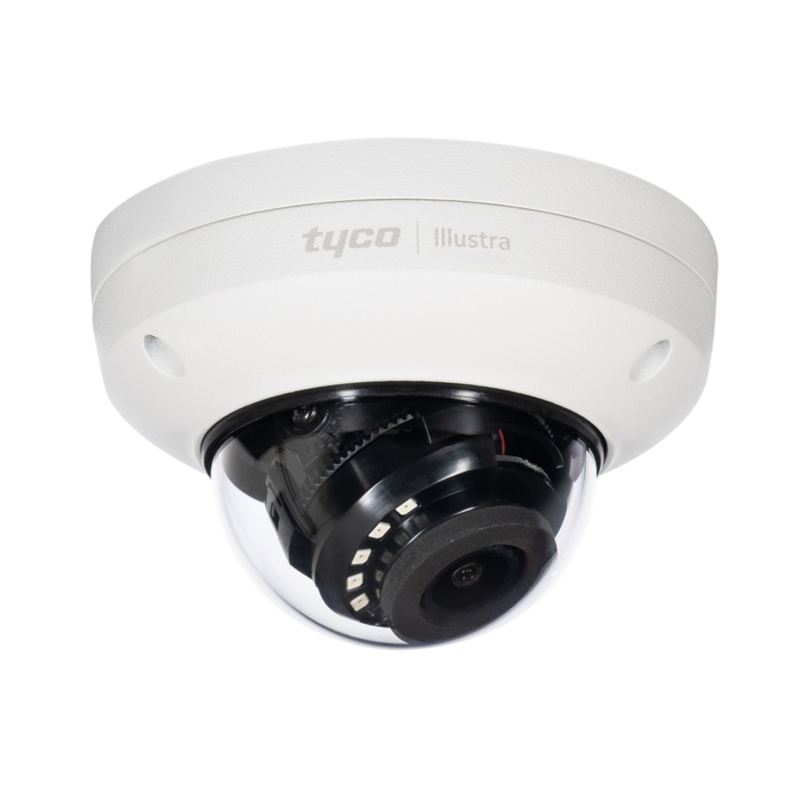Illustra Flex IFS08-C10-OI03 8.3 Megapixel Outdoor 4K Network Camera - Color - Mini Dome - White - 49.21 ft Infrared Night Vision - MJPEG, H.264, H.265, IntelliZip - 3840 x 2160 - 4.27 mm Fixed Lens - 60 fps - CMOS - Corner Mount, Pole Mount, Gooseneck, Pendant Mount, Junction Box Mount - IK10 - IP66, IP67 - Vandal Resistant