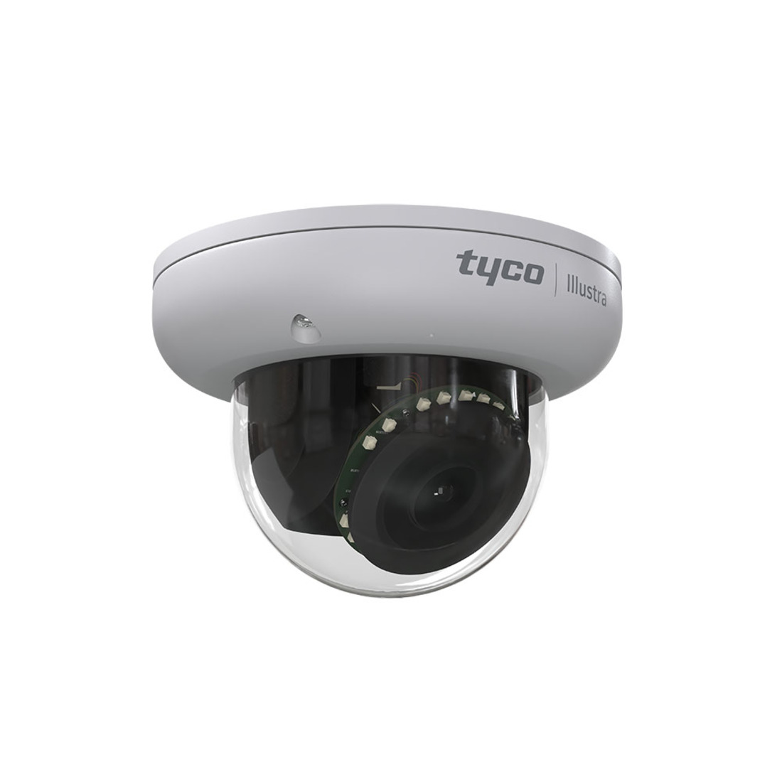 Tyco Illustra Pro IPS02-D12-OI04 2 Megapixel Indoor/Outdoor Full HD Network Camera - Color - Mini Dome - Signal White - 164.04 ft Infrared Night Vision - H.264, H.265, MJPEG, IntelliZip - 1920 x 1080 - 2.70 mm- 13.50 mm Varifocal Lens - 5x Optical - 60 fps - Sony IMX327 - HDMI - Recessed Mount - IK10 - IP66, IP67 - Vandal Resistant
