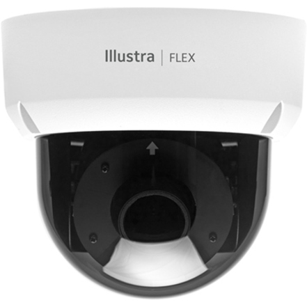 American Dynamics Illustra Flex IFS02-D12-ITA4 2 Megapixel Indoor Full HD Network Camera - Color - Mini Dome - Signal White - 131.23 ft Infrared Night Vision - H.264, H.265, MJPEG, IntelliZip - 1920 x 1080 - 2.70 mm- 13.50 mm Varifocal Lens - 5x Optical - 60 fps - Sony IMX327 - HDMI - IK10 - IP66, IP67 - Vandal Resistant