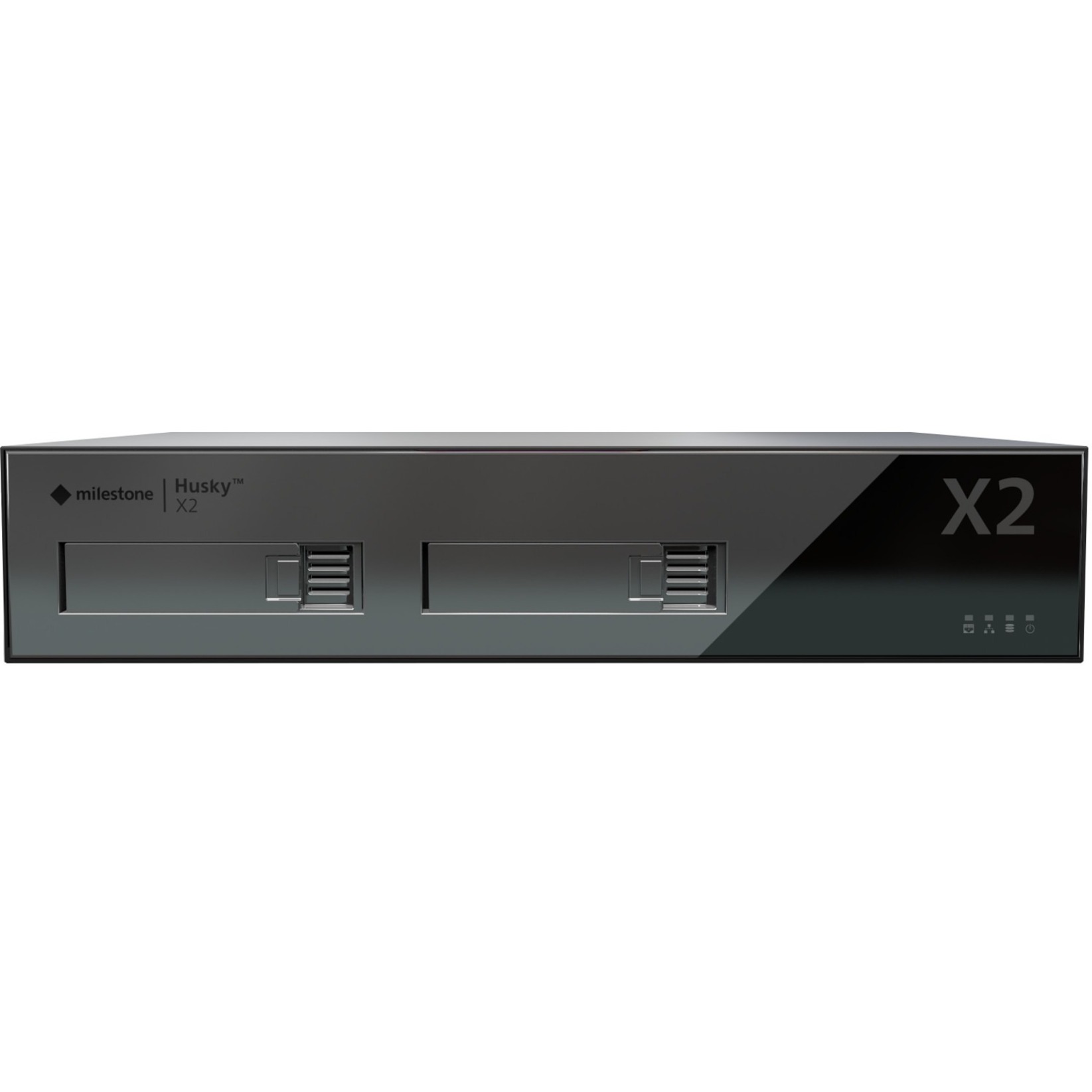 Milestone Systems Husky X2 Barebone w/16 PoE Switch - Network Video Recorder - HDMI - DVI