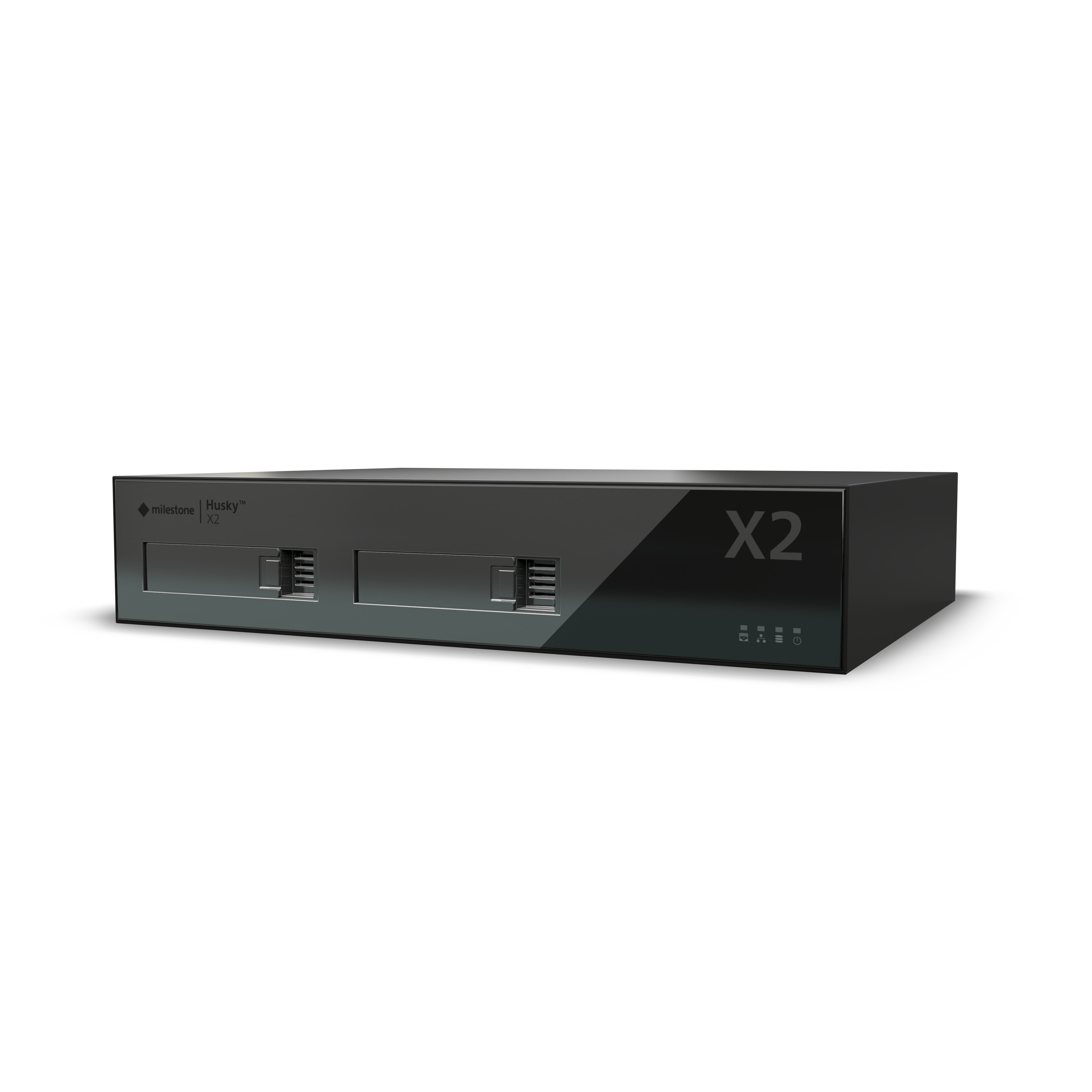 Milestone Systems Husky X2 Barebone w/16 PoE Switch - Network Video Recorder - HDMI - DVI