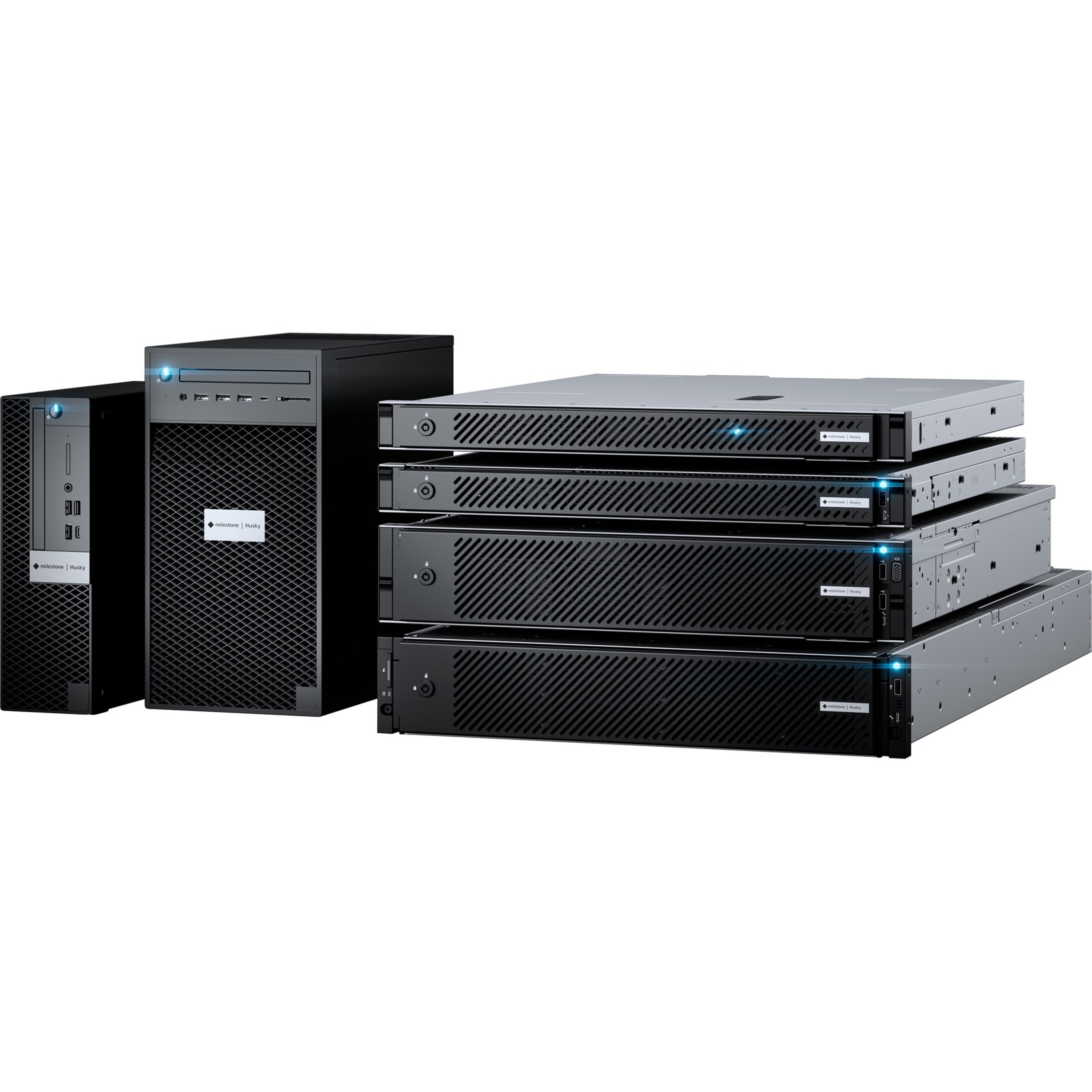 Milestone Systems Husky IVO 1800R Video Surveillance Station - 384 TB HDD - Network Video Recorder - Full HD Recording
